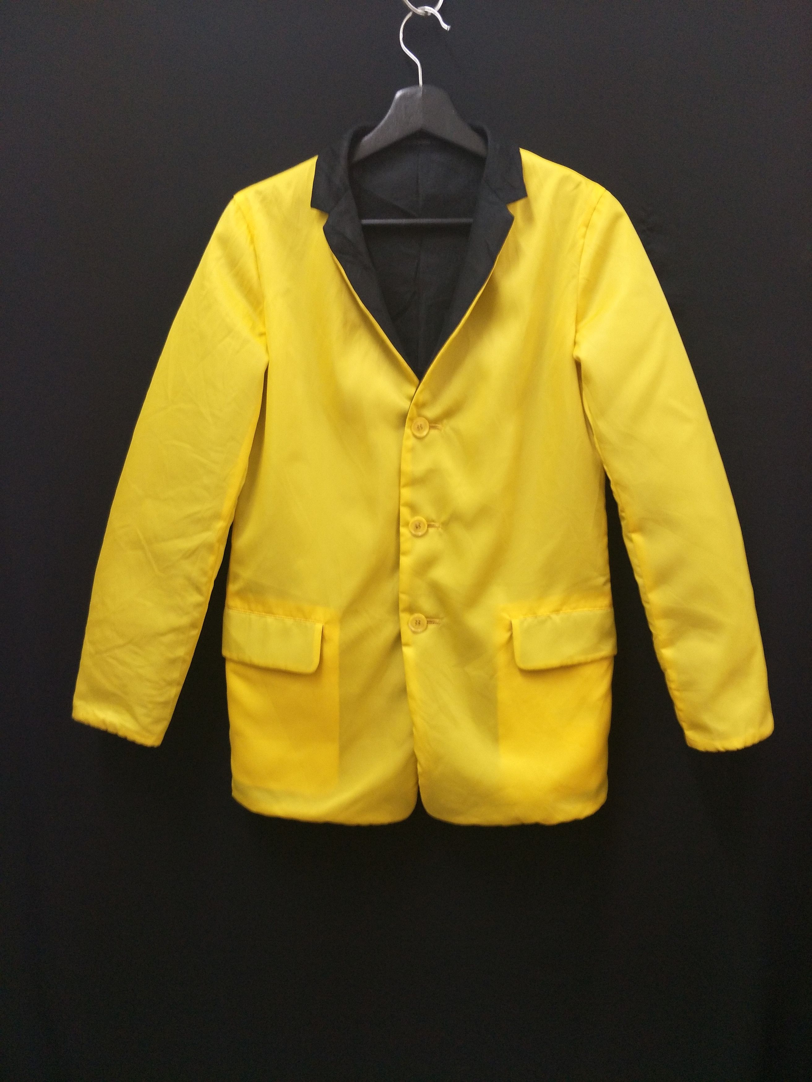 Yohji Yamamoto Y's Yellow Black Reversible Mesh Net Layer Vintage Size US S / EU 44-46 / 1 - 2 Thumbnail