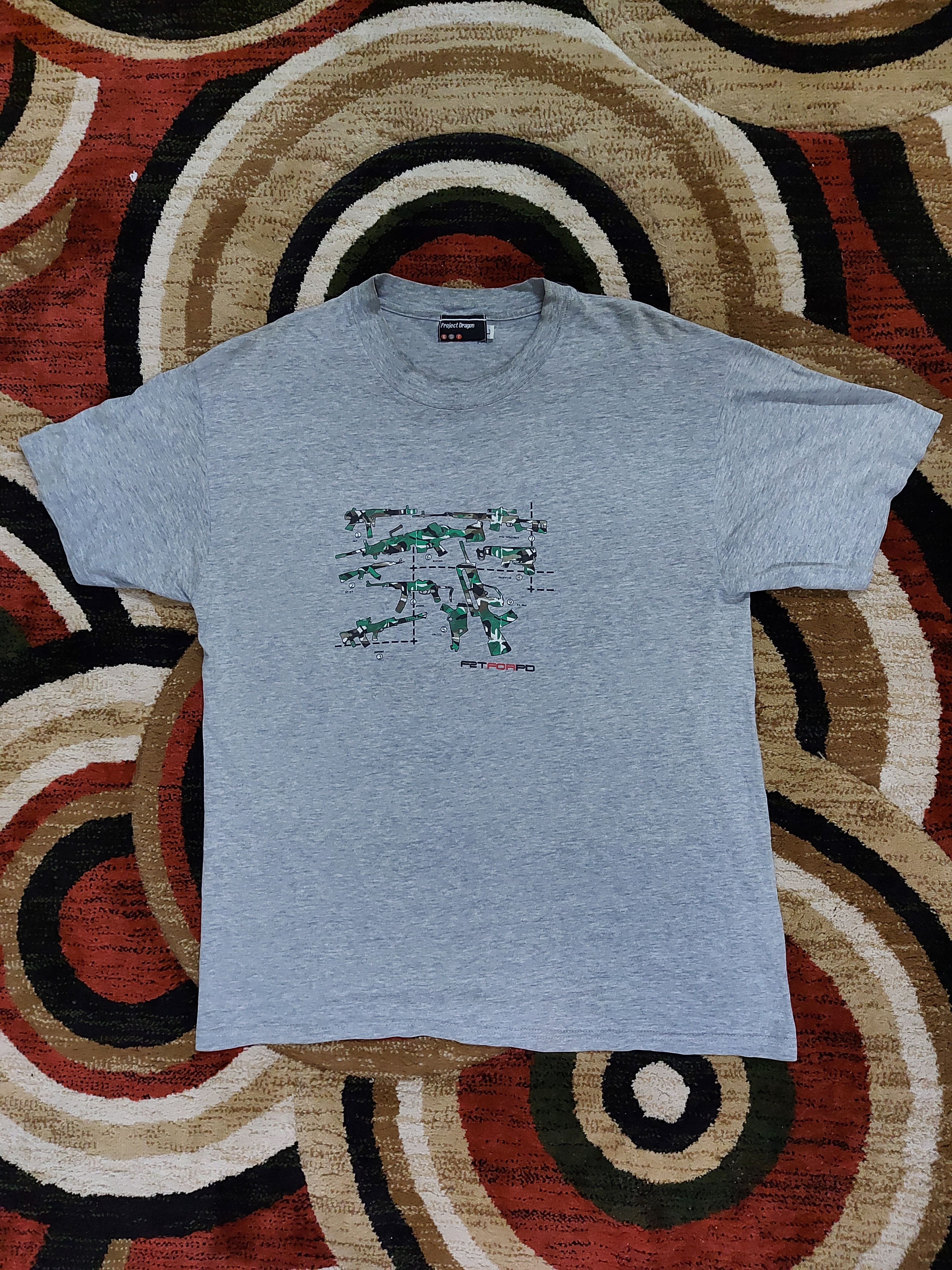 Japanese Brand (B72) project dragon - vintage BSF futura tshirt Size US L / EU 52-54 / 3 - 1 Thumbnail