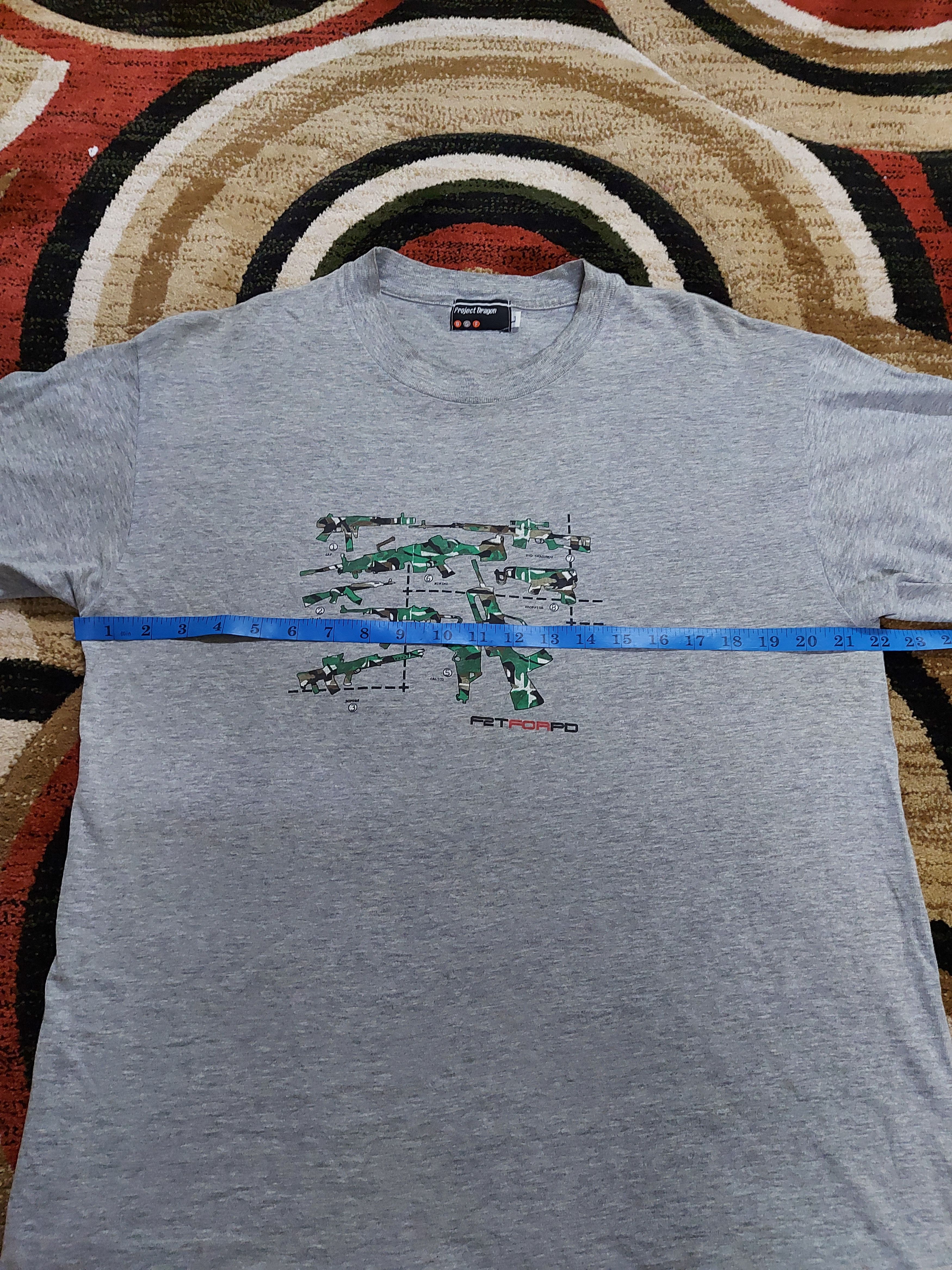 Japanese Brand (B72) project dragon - vintage BSF futura tshirt Size US L / EU 52-54 / 3 - 3 Thumbnail