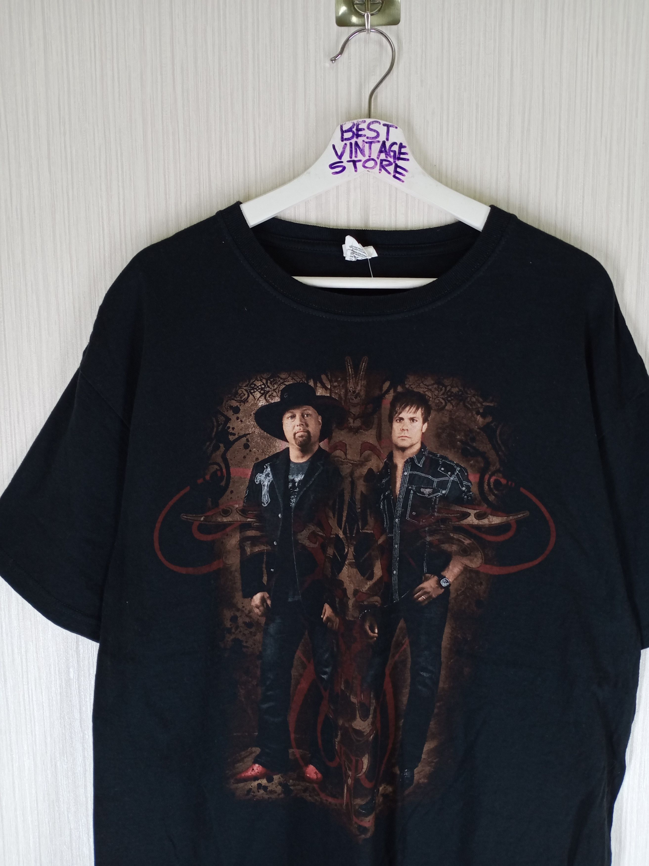 Band Tees × Vintage Early 00's Montgomery gentry tour 2010 tee Size US XL / EU 56 / 4 - 2 Thumbnail