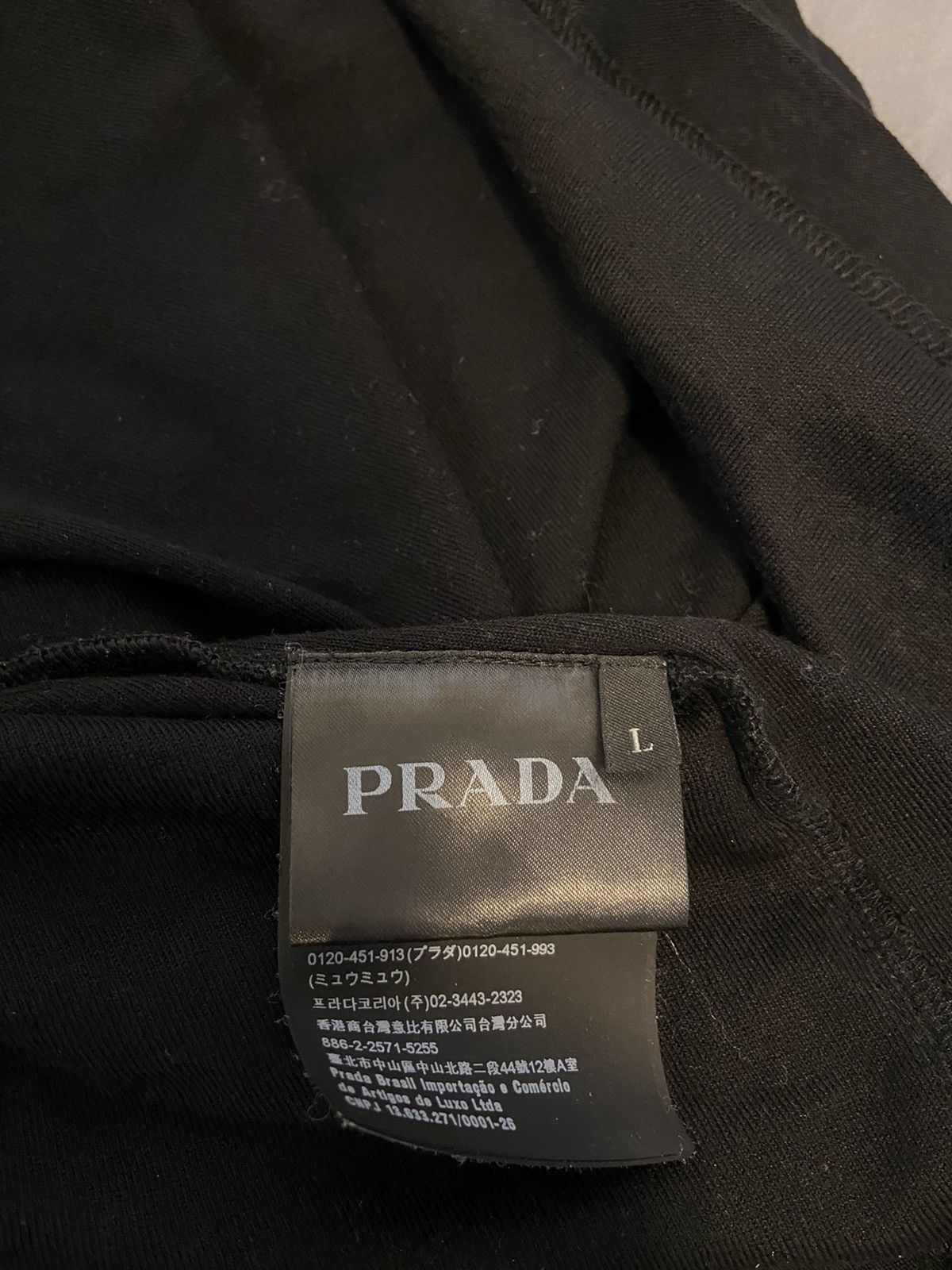 Prada Prada embroidered pocket and back tshirt Size US L / EU 52-54 / 3 - 7 Thumbnail