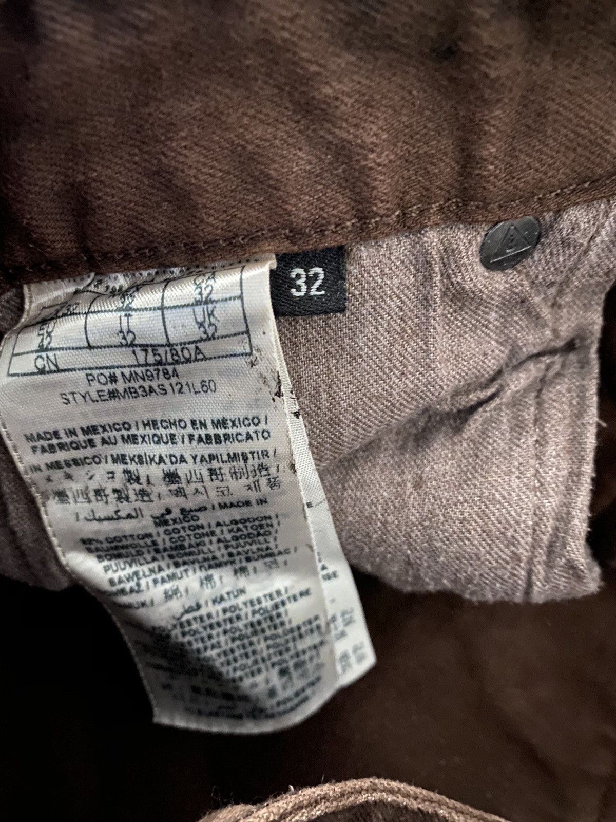Guess Brown Guess Slim Straight Jeans Size US 32 / EU 48 - 5 Thumbnail