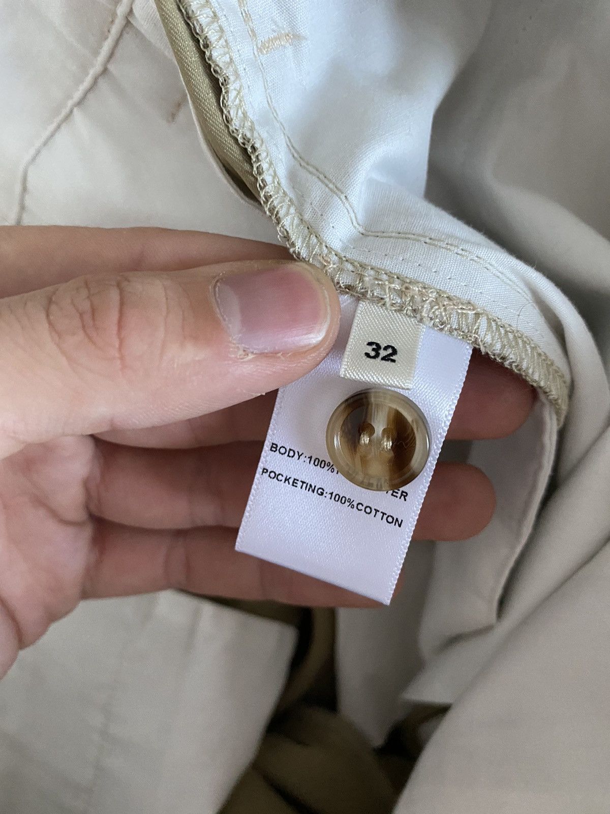 Totokaelo Archive NWT Totokaelo Archive Tan Belted Trousers 32 Size US 32 / EU 48 - 6 Thumbnail