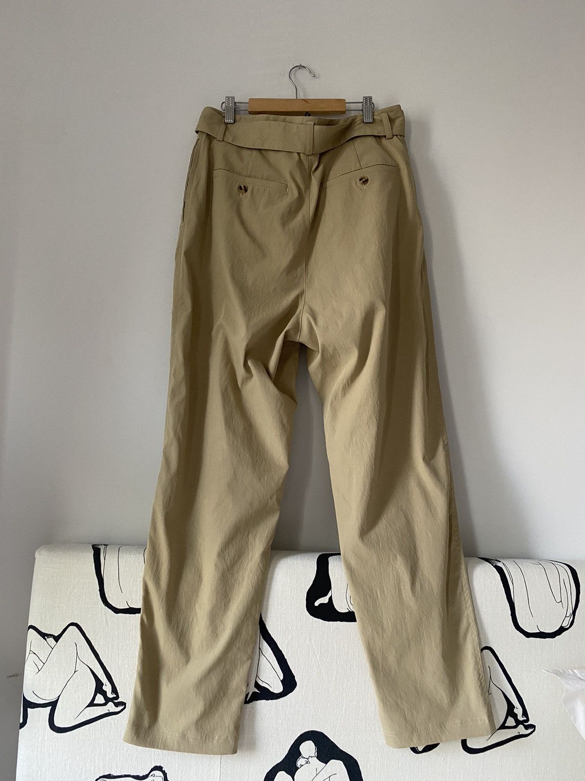 Totokaelo Archive NWT Totokaelo Archive Tan Belted Trousers 32 Size US 32 / EU 48 - 4 Thumbnail