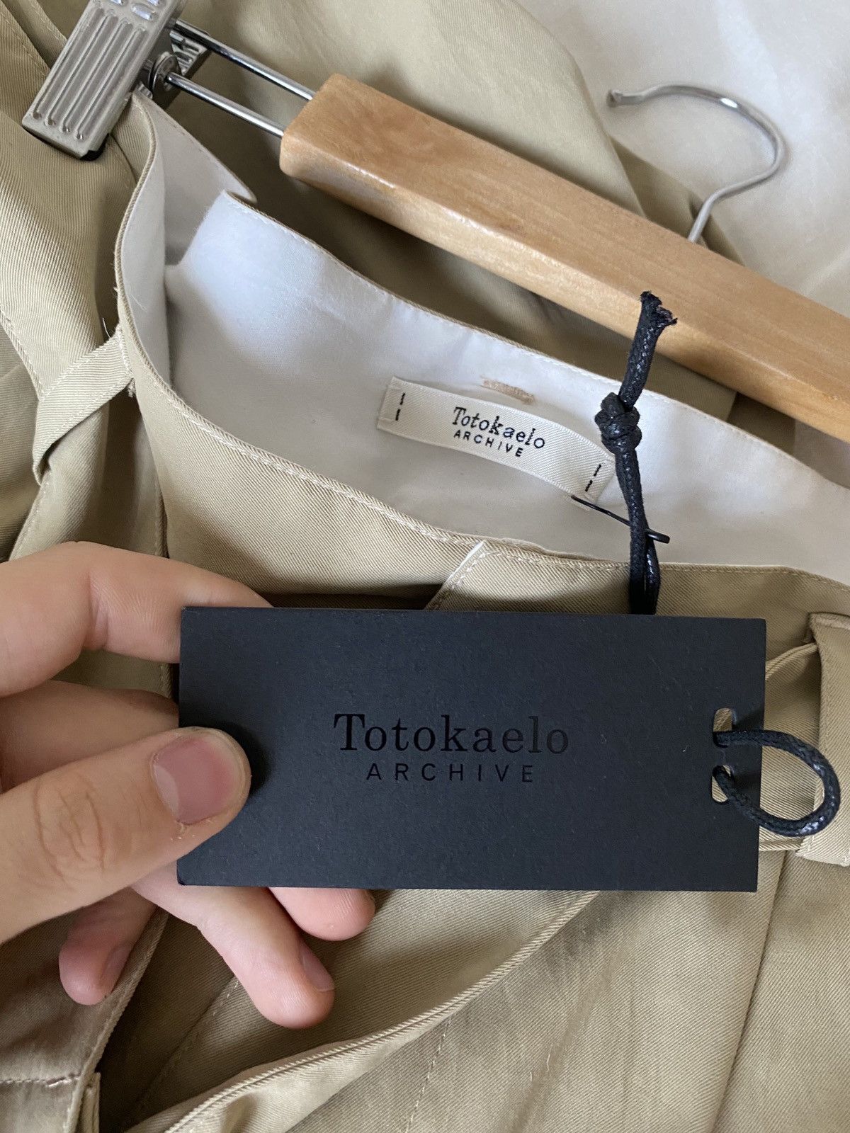 Totokaelo Archive NWT Totokaelo Archive Tan Belted Trousers 32 Size US 32 / EU 48 - 3 Thumbnail