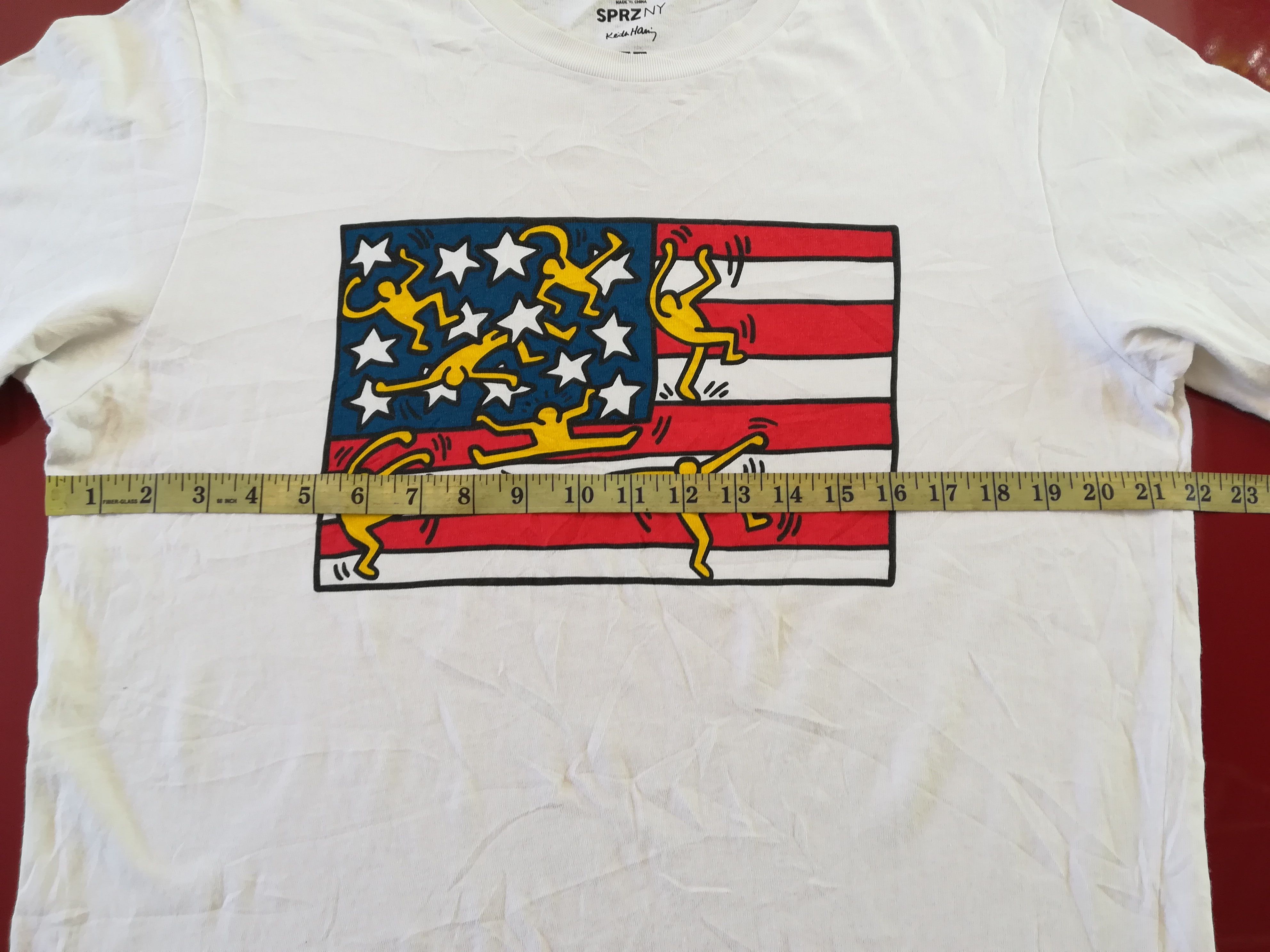Keith Haring × Uniqlo Keith Haring USA Flag Tee Size US L / EU 52-54 / 3 - 6 Thumbnail