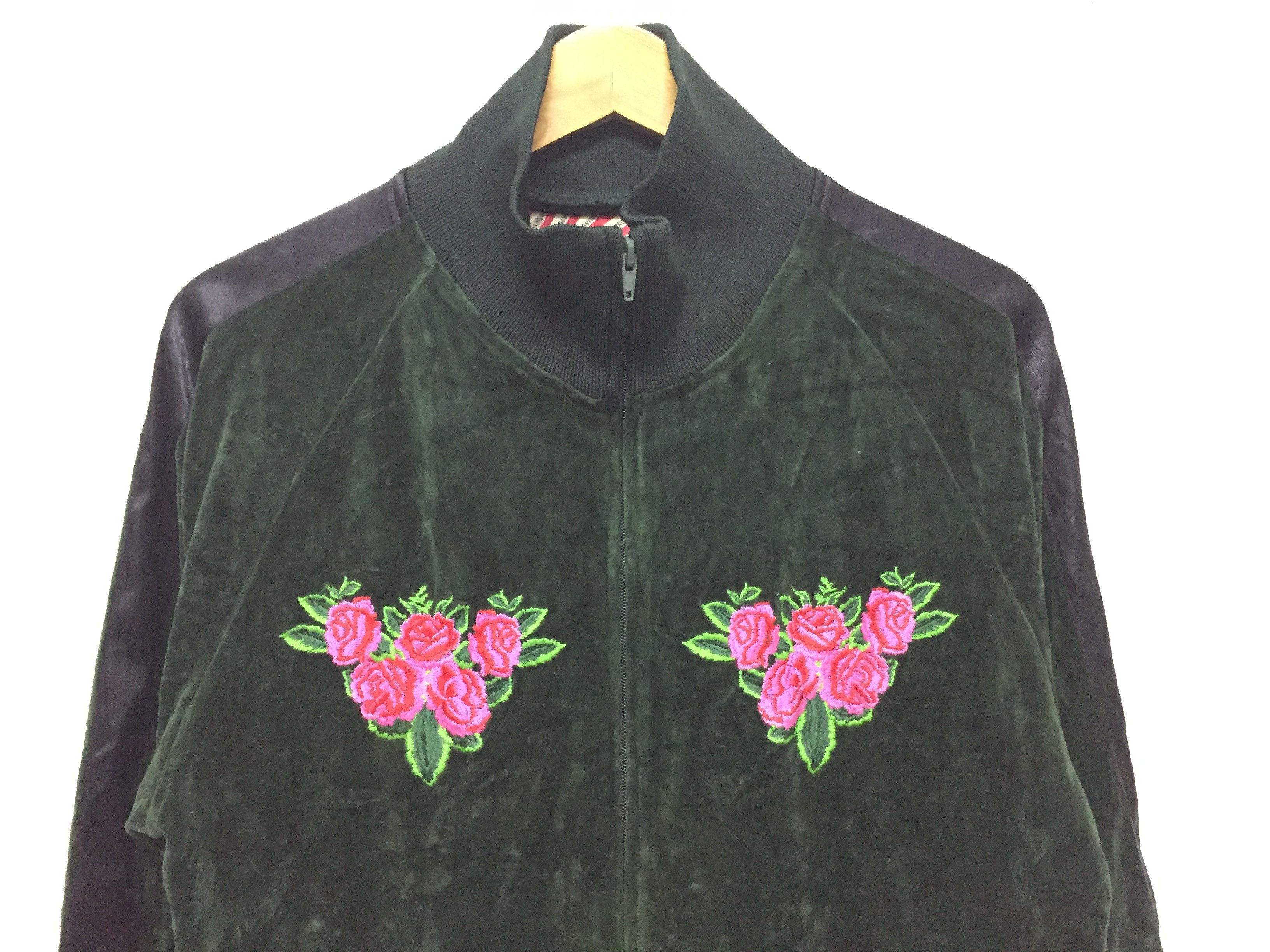 Toyo Enterprises Vtg Houston Tokyo Rose velour jacket Size US M / EU 48-50 / 2 - 3 Thumbnail