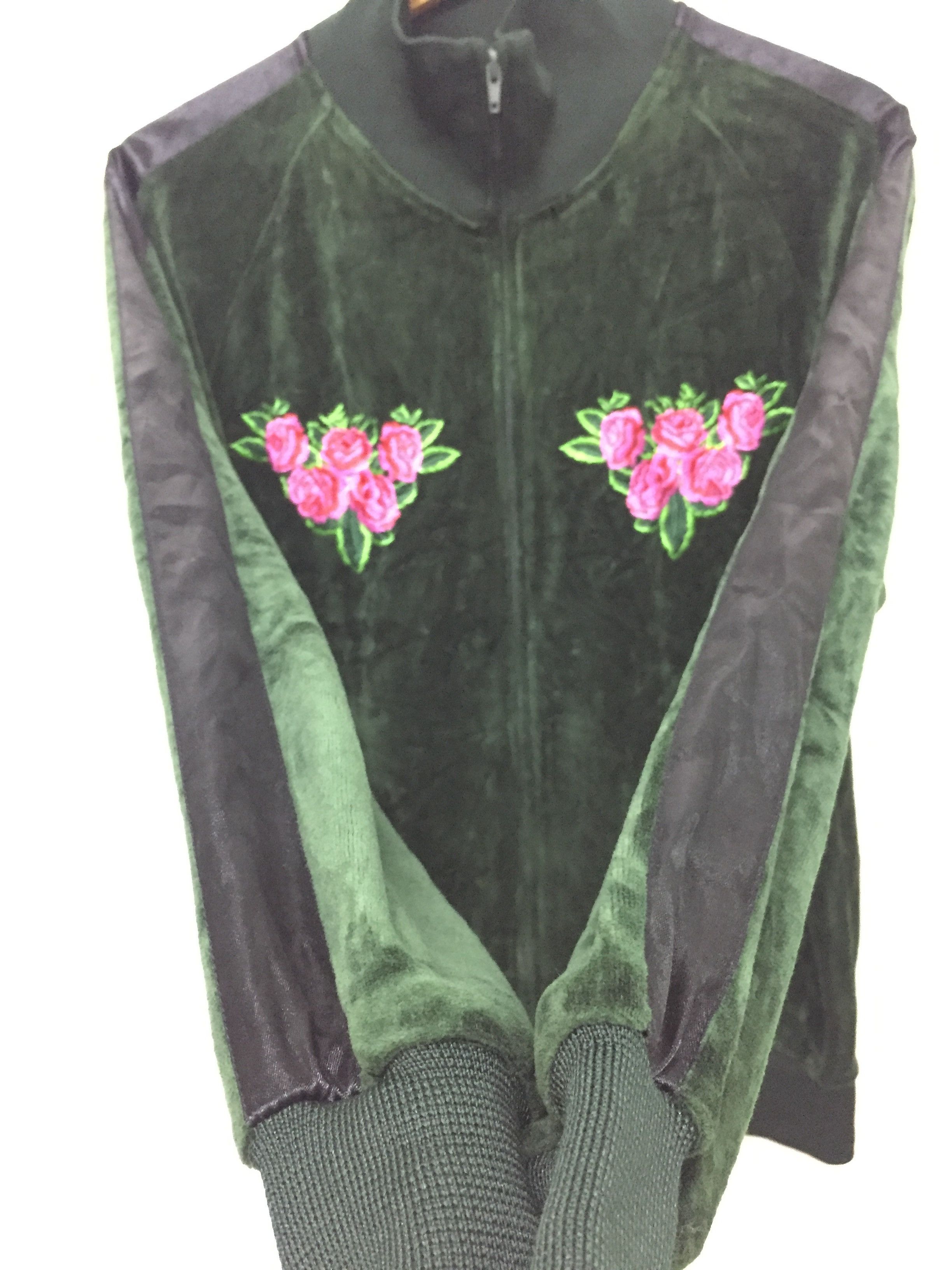 Toyo Enterprises Vtg Houston Tokyo Rose velour jacket Size US M / EU 48-50 / 2 - 6 Thumbnail
