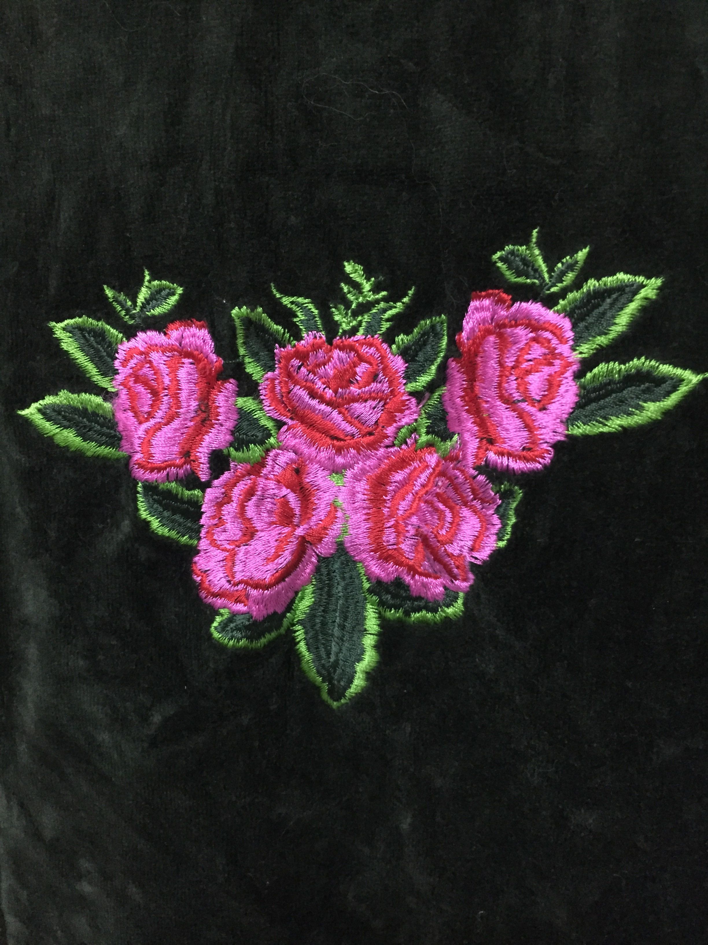 Toyo Enterprises Vtg Houston Tokyo Rose velour jacket Size US M / EU 48-50 / 2 - 5 Thumbnail