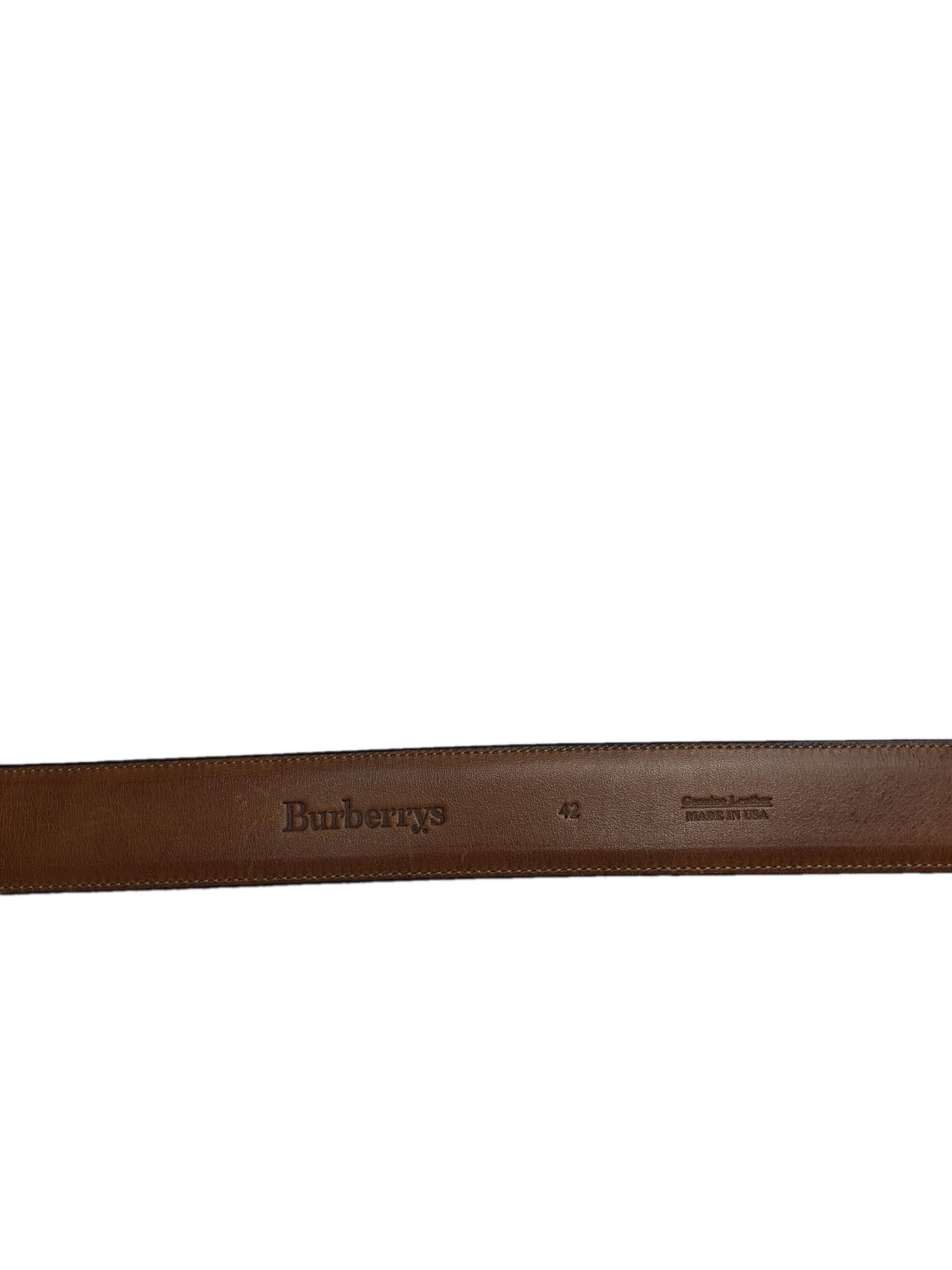 小物 90's BURBERRYS brown leather Belt 90's BURBERRYS brown leather Belt Leather belt Burberry Brown size