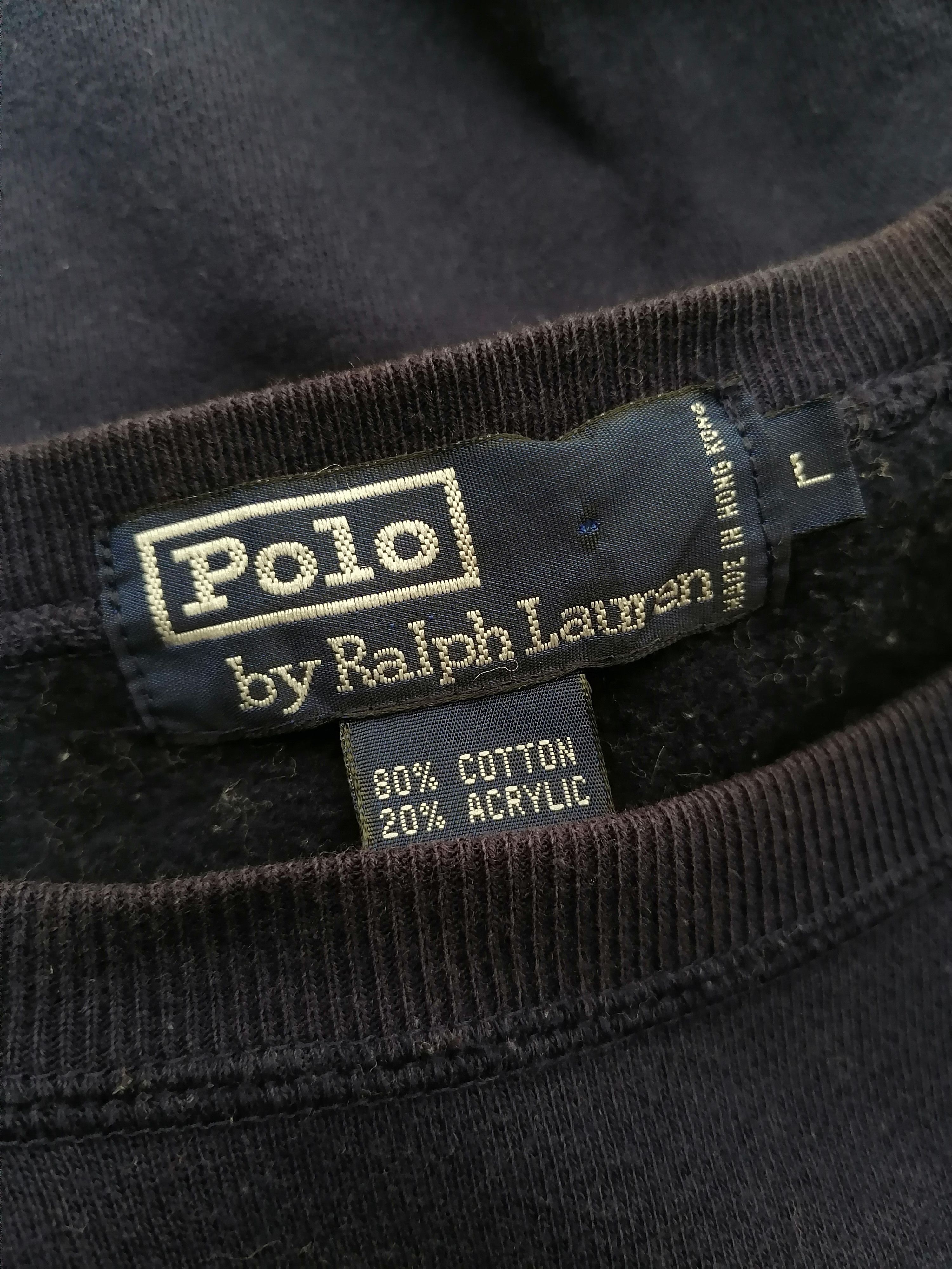 Polo Ralph Lauren × Vintage Vintage Ralph Lauren Plain Sweatshirt Size US L / EU 52-54 / 3 - 4 Thumbnail