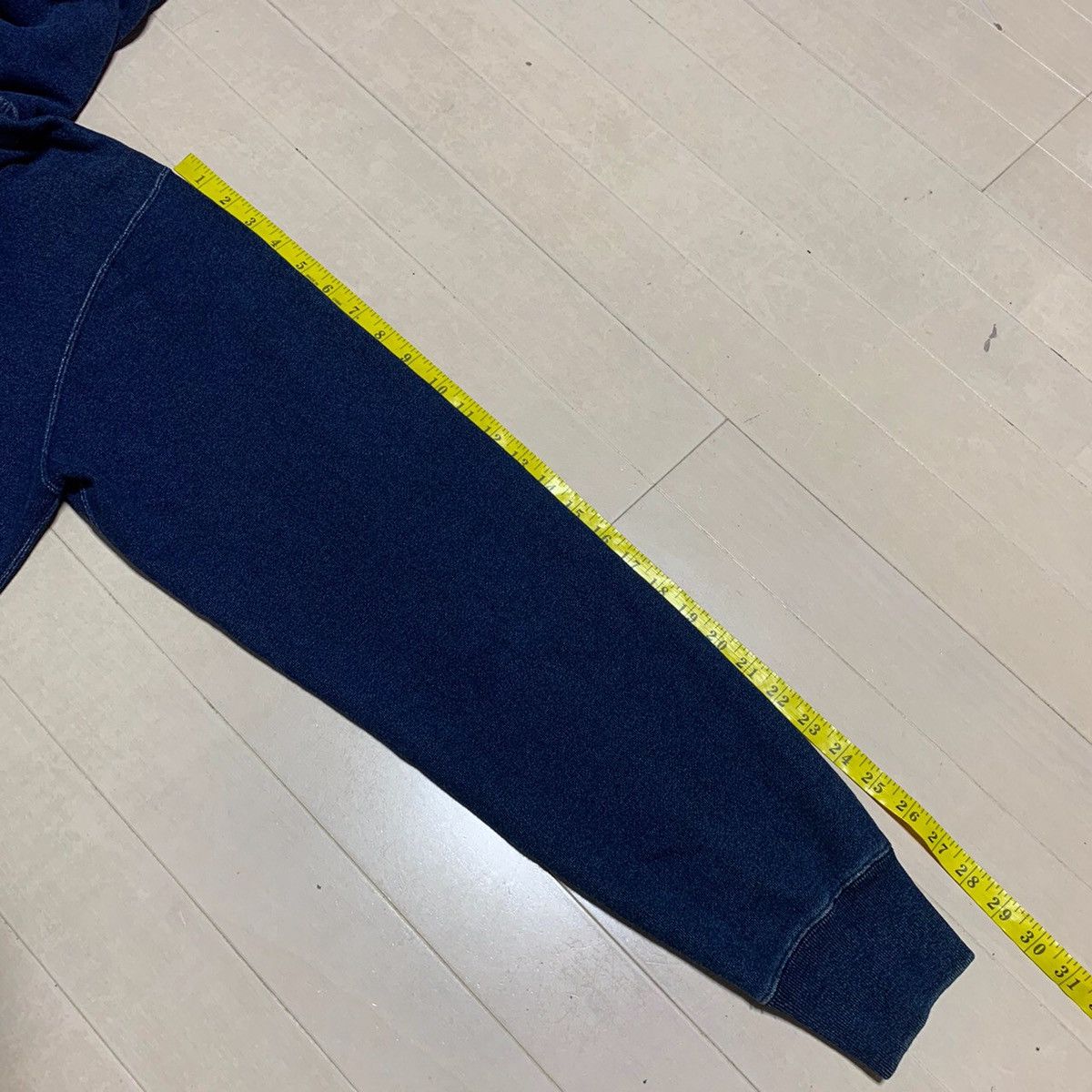 Bape Indigo Full Zip Hoodie Size US XL / EU 56 / 4 - 8 Thumbnail