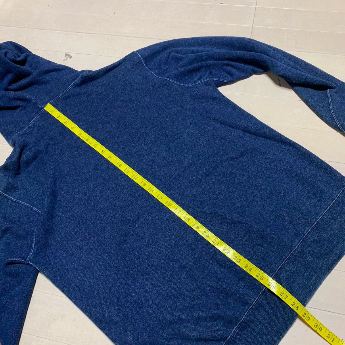 Bape Indigo Full Zip Hoodie Size US XL / EU 56 / 4 - 7 Thumbnail