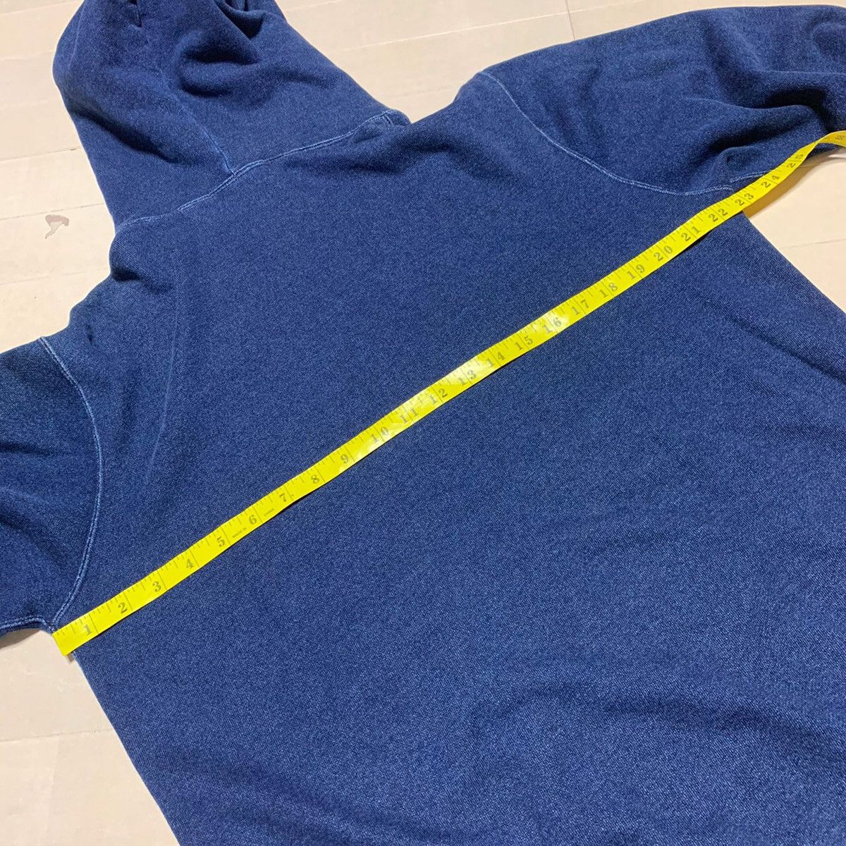 Bape Indigo Full Zip Hoodie Size US XL / EU 56 / 4 - 6 Thumbnail