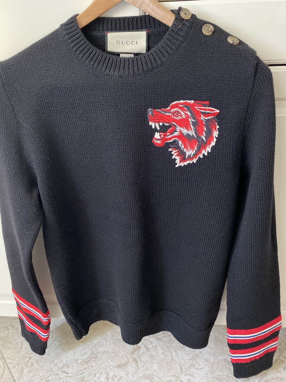 Gucci Gucci wolf sweater Grailed