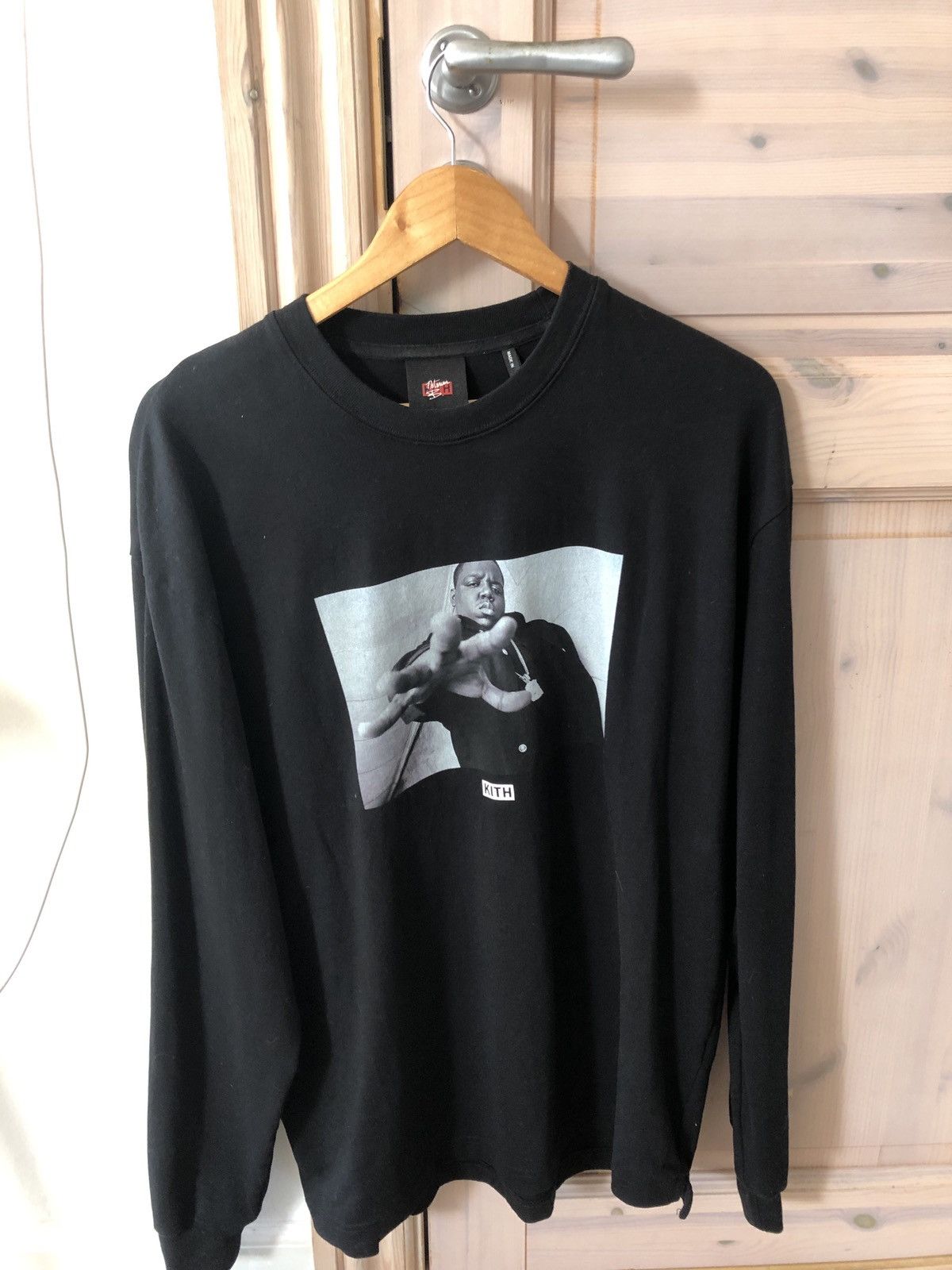 Kith Kith x Biggie - Gimme The Loot L/S Tee Black | Grailed