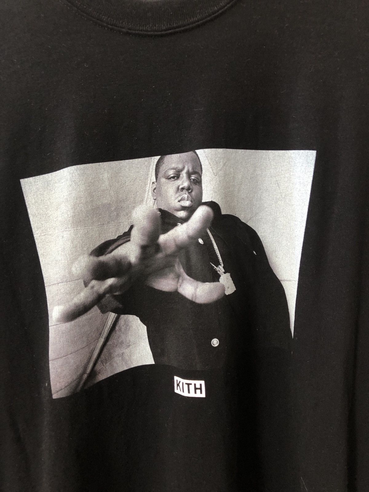 Kith Kith x Biggie - Gimme The Loot L/S Tee Black | Grailed