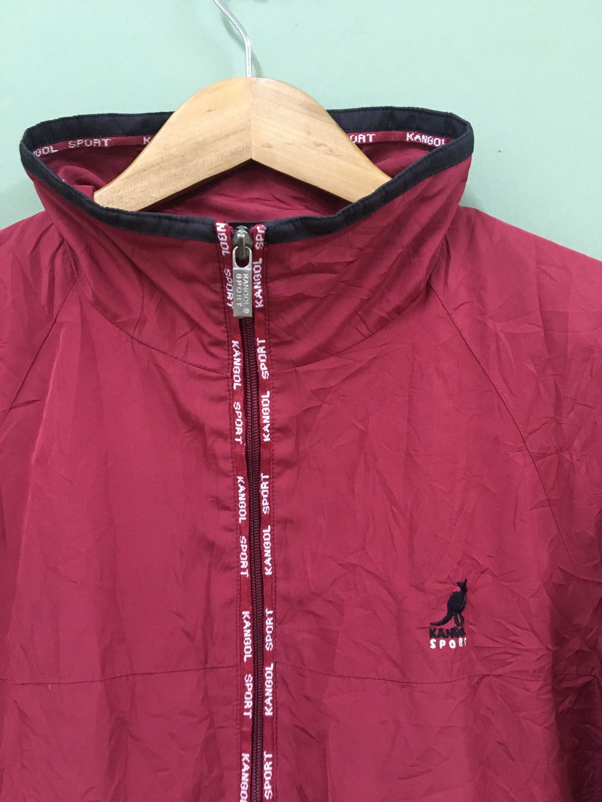 Designer KANGOL - VINTAGE SMALL LOGO OASIS BRITPOP WINDBREAKER Size US L / EU 52-54 / 3 - 2 Thumbnail