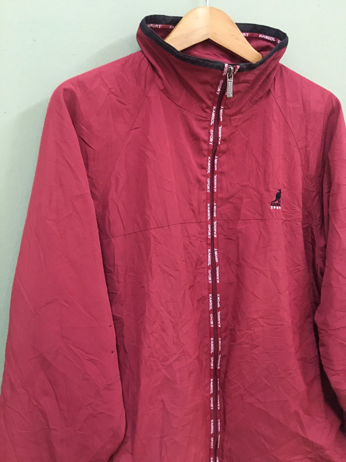 Designer KANGOL - VINTAGE SMALL LOGO OASIS BRITPOP WINDBREAKER Size US L / EU 52-54 / 3 - 3 Thumbnail