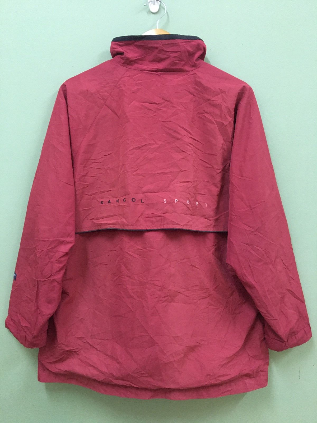 Designer KANGOL - VINTAGE SMALL LOGO OASIS BRITPOP WINDBREAKER Size US L / EU 52-54 / 3 - 6 Thumbnail