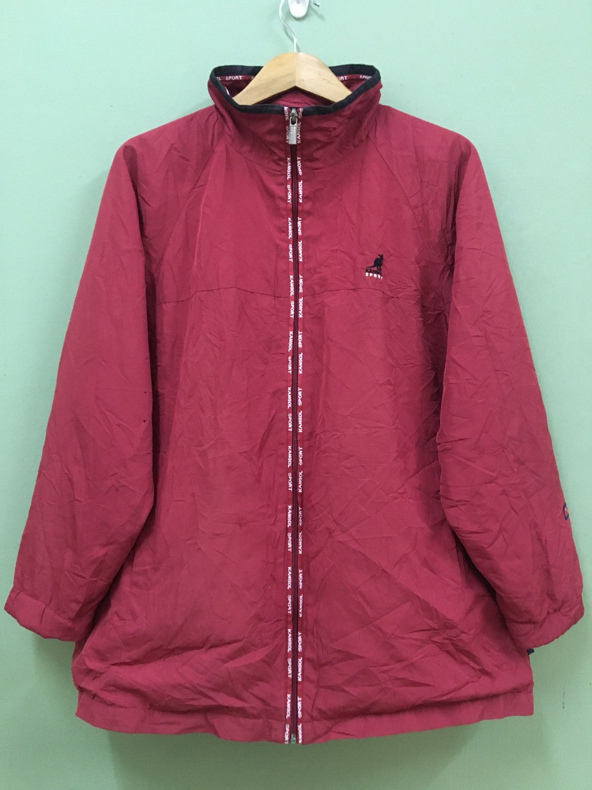 Designer KANGOL - VINTAGE SMALL LOGO OASIS BRITPOP WINDBREAKER Size US L / EU 52-54 / 3 - 1 Thumbnail