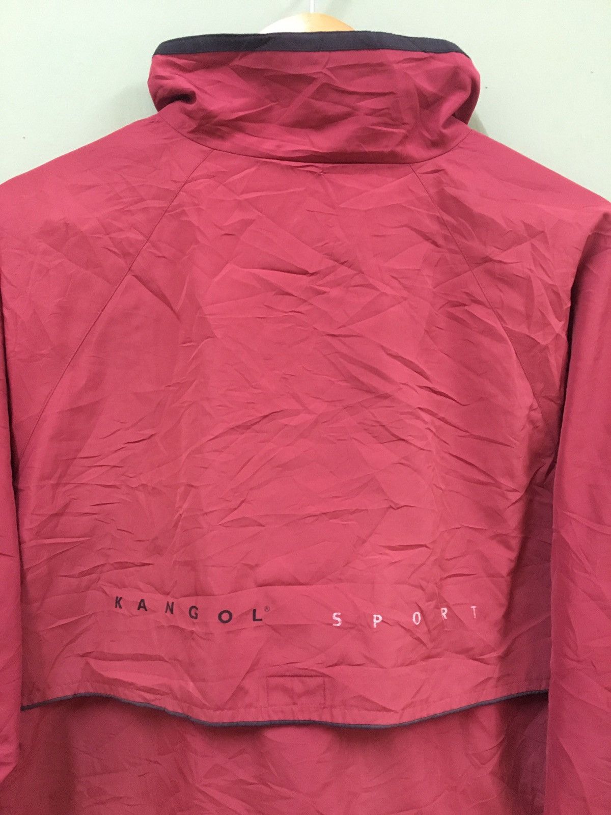 Designer KANGOL - VINTAGE SMALL LOGO OASIS BRITPOP WINDBREAKER Size US L / EU 52-54 / 3 - 7 Thumbnail