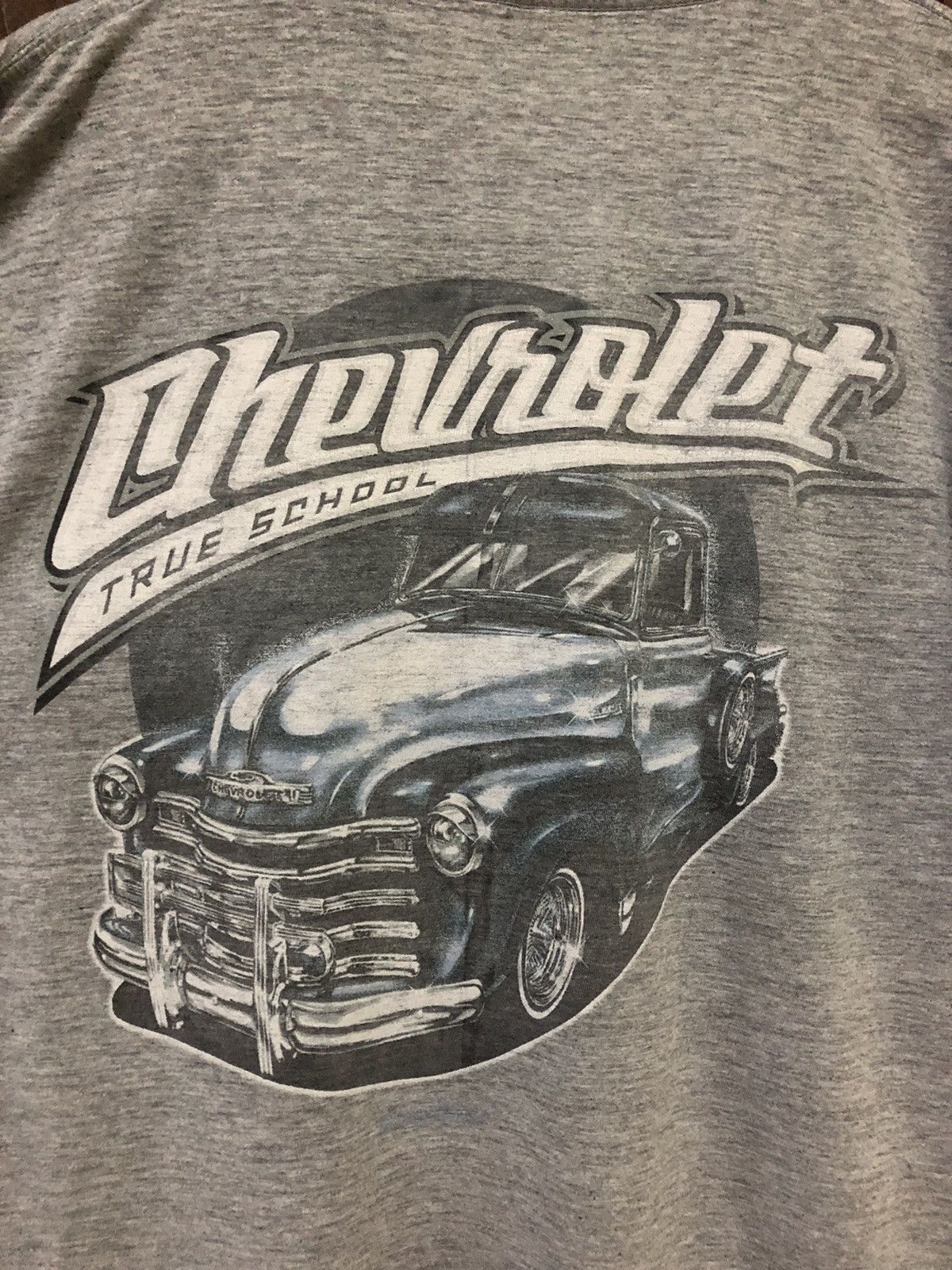 American Apparel × Vintage Vintage Rollin Hard Chevrolet True School Rare Design Shirt Size US XL / EU 56 / 4 - 6 Thumbnail