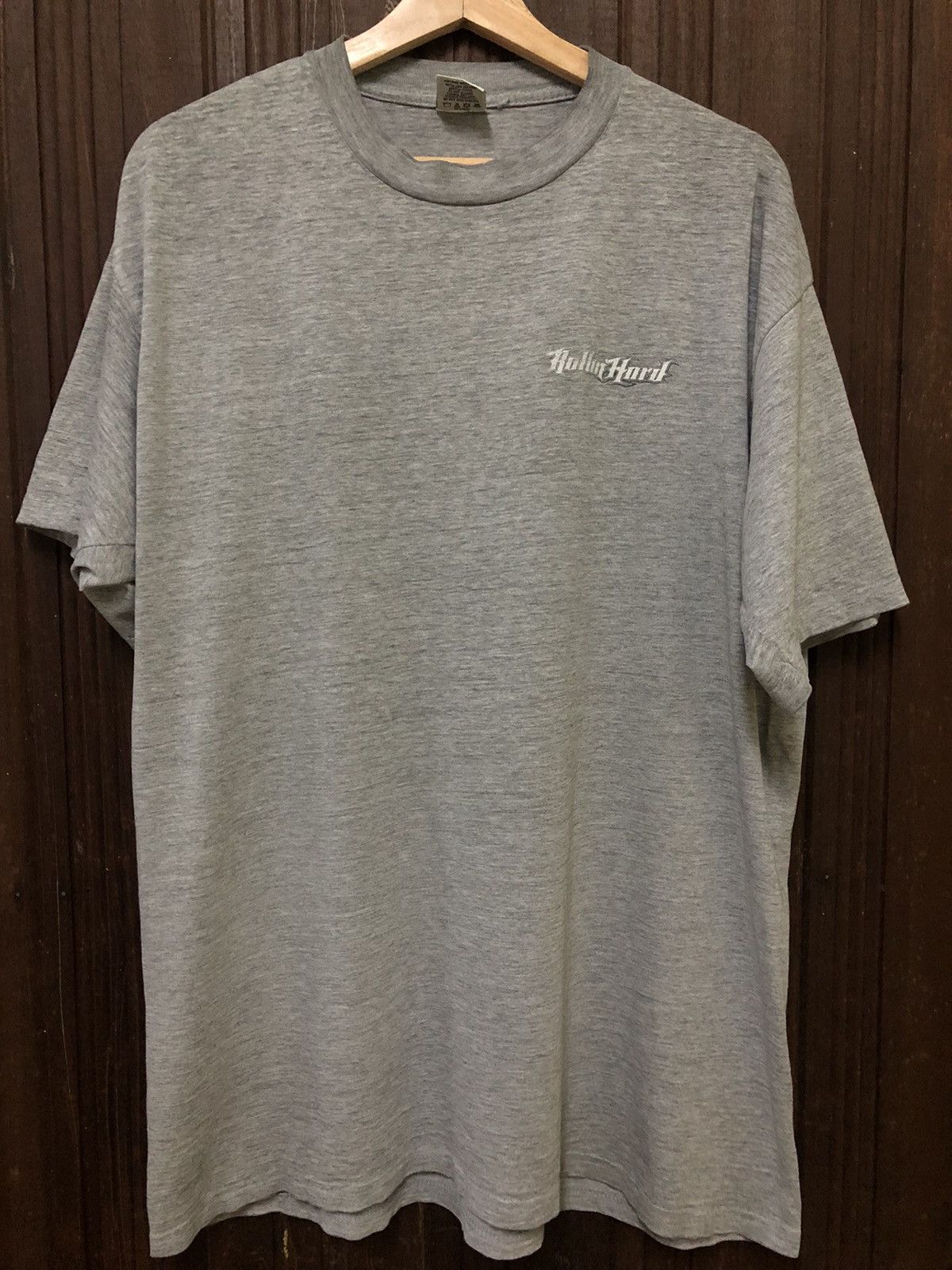 American Apparel × Vintage Vintage Rollin Hard Chevrolet True School Rare Design Shirt Size US XL / EU 56 / 4 - 2 Thumbnail