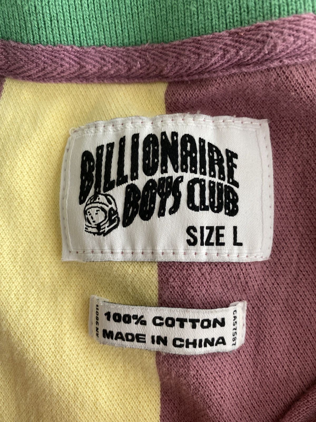Billionaire Boys Club Billionaire Boys Club Striped Polo Size US L / EU 52-54 / 3 - 3 Preview