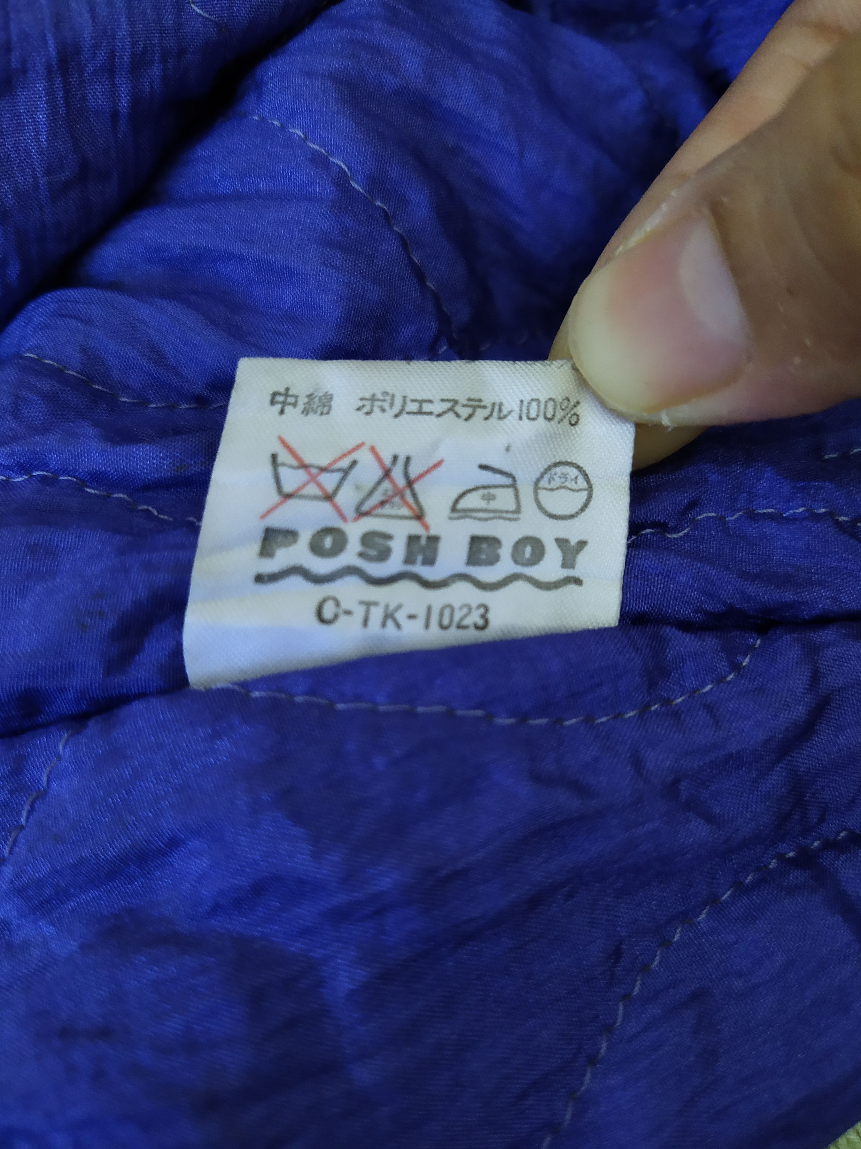 Vintage VINTAGE POSH BOY EMBROIDERED VARSITY JACKET (B302) Size US L / EU 52-54 / 3 - 8 Thumbnail