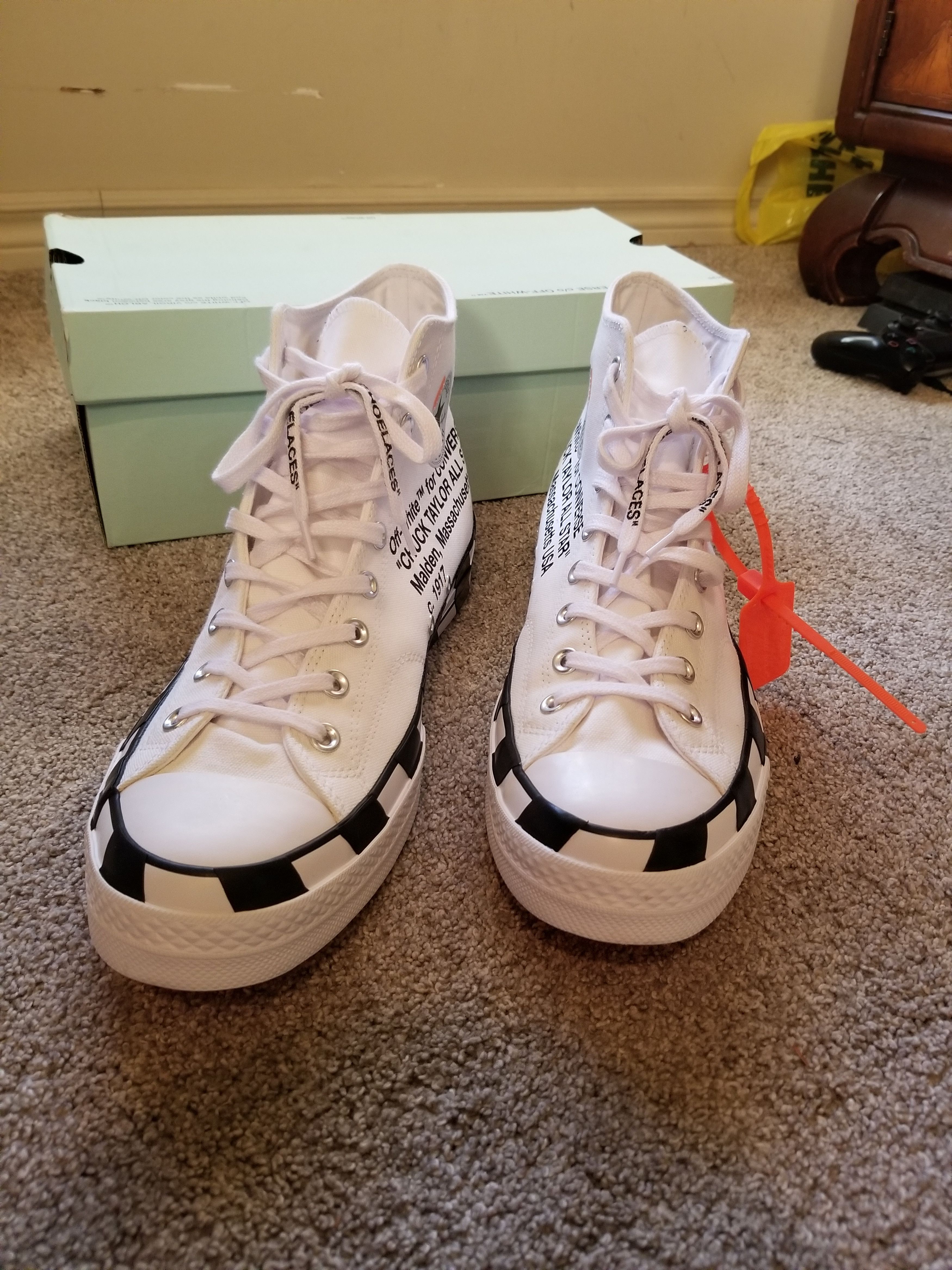 Converse off shop white grailed