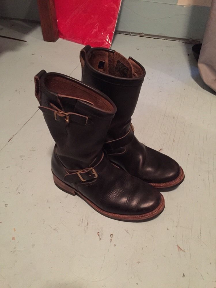 RRL murdock engineer boots sz8