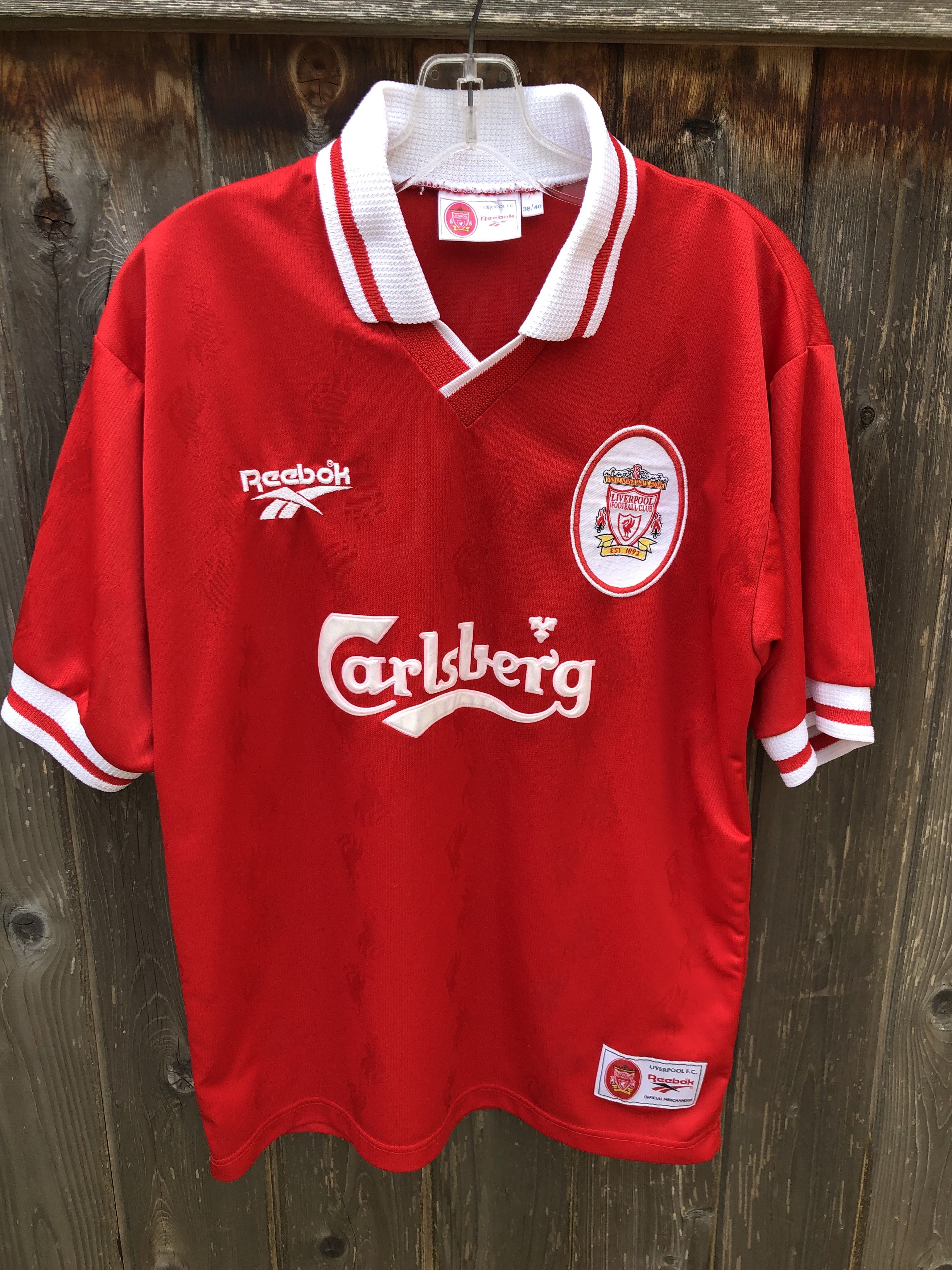 Liverpool × Soccer Jersey × Vintage RARE VTG 1996/98 Liverpool FC ...