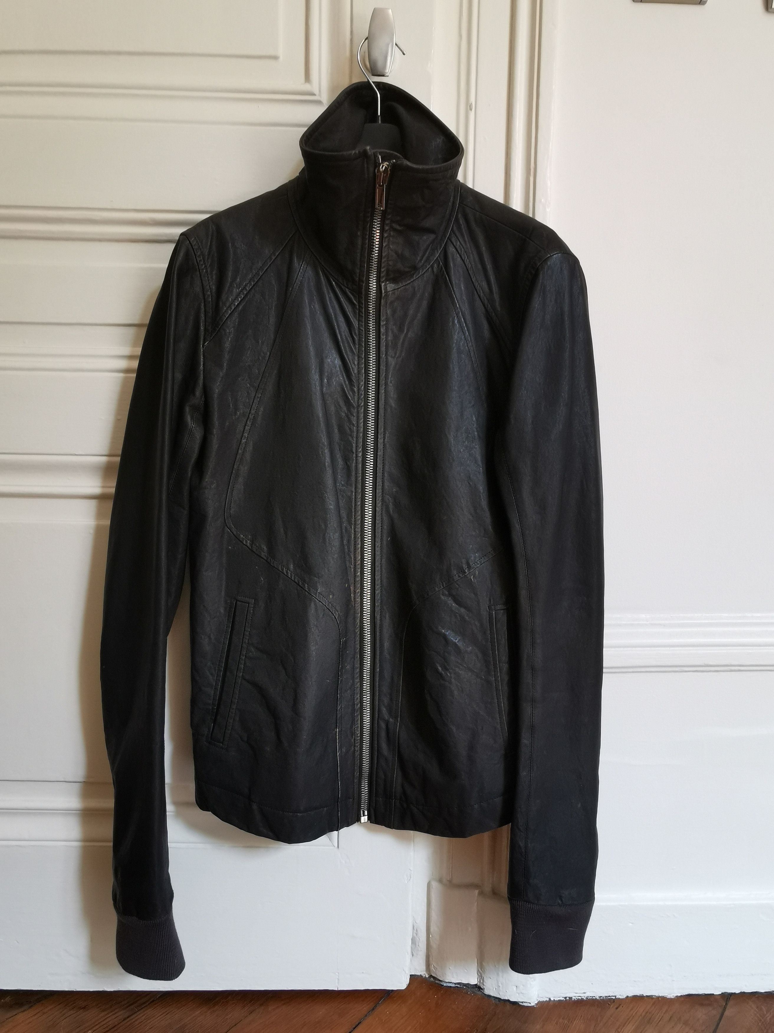 ジャケット・アウター RICK OWENS INTARSIA JACKET Blistered Intarsia Jacket in Black – SVRN
