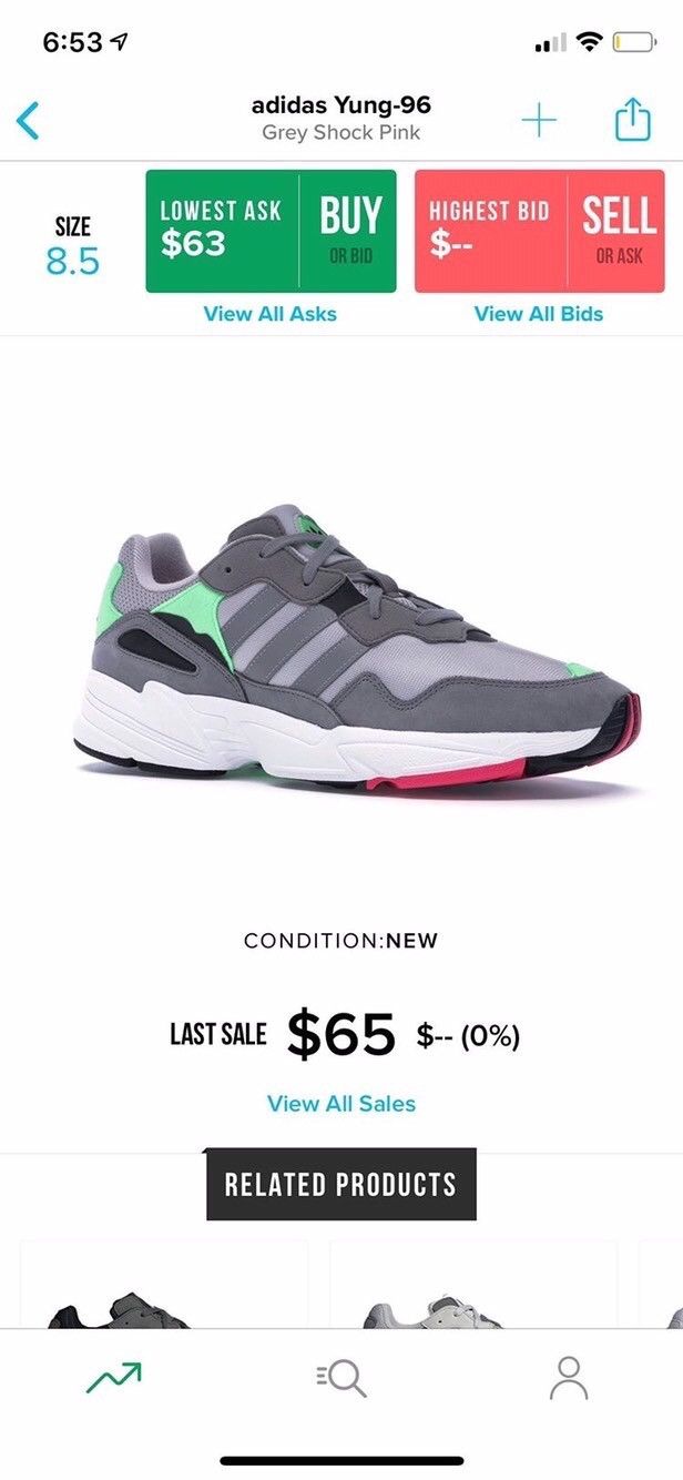 adidas yung 96 watermelon