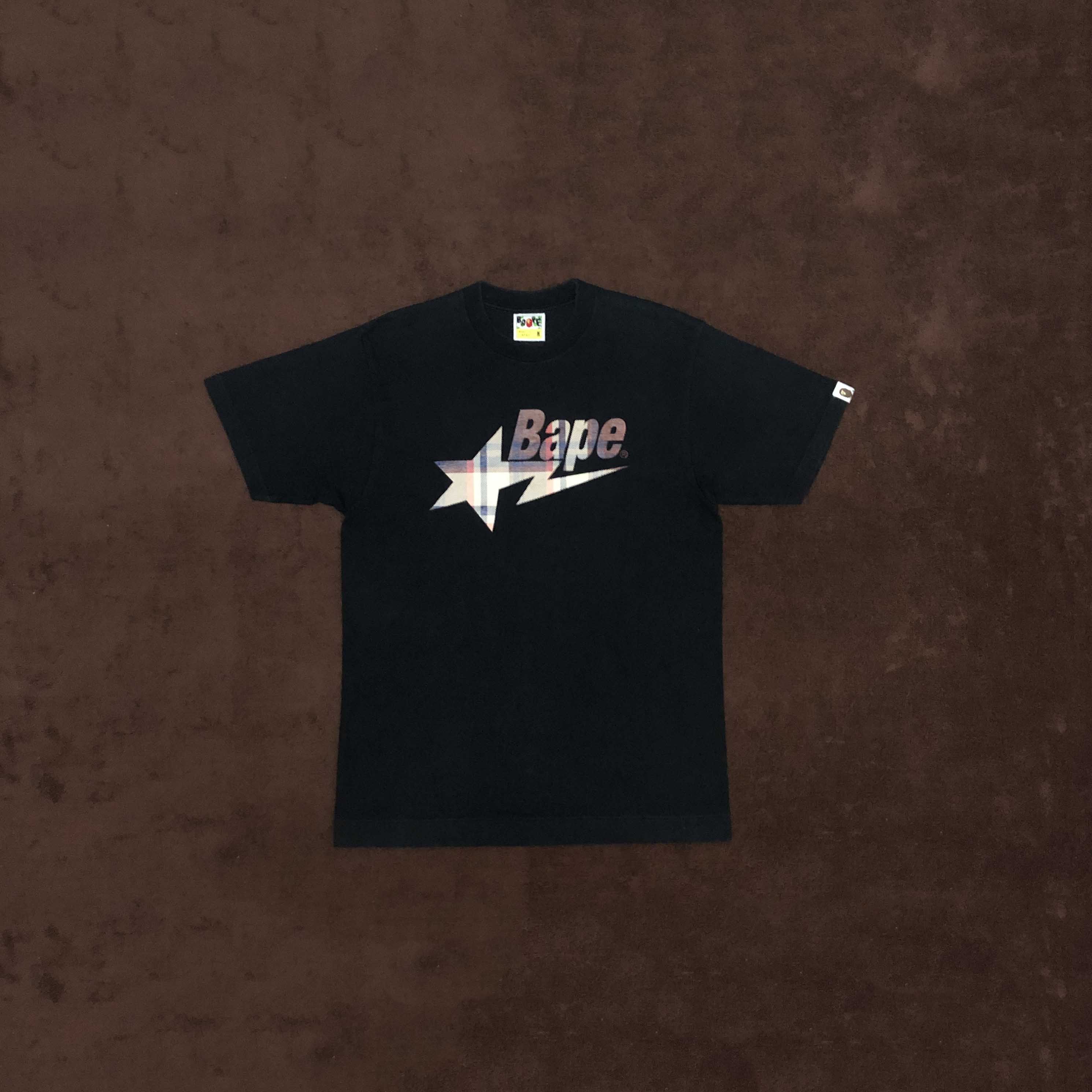 2024 BAPE Check Bapesta Tee