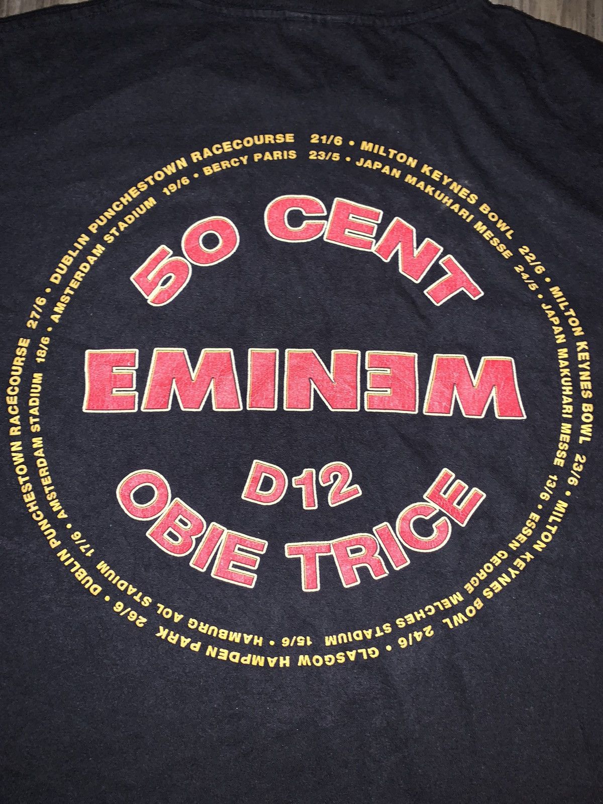 50 Cent × Eminem × Rap Tees Vintage Eminem 50 cent The Anger Management Tour Hip hop Size US M / EU 48-50 / 2 - 3 Thumbnail