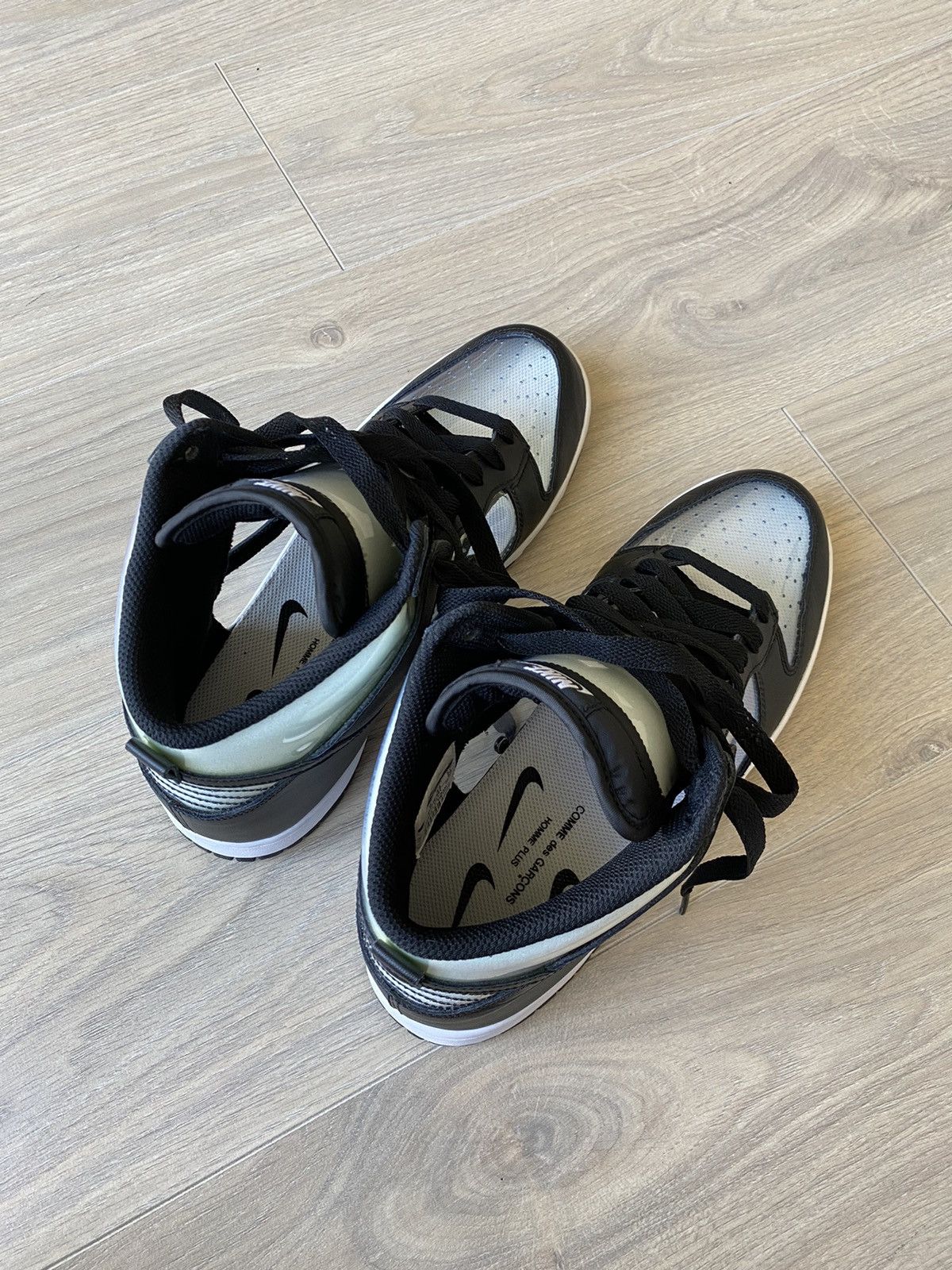 Comme des Garcons × Nike Nike Dunk High Comme Des Garcons CDG Clear Size 10 Size US 10 / EU 43 - 3 Thumbnail