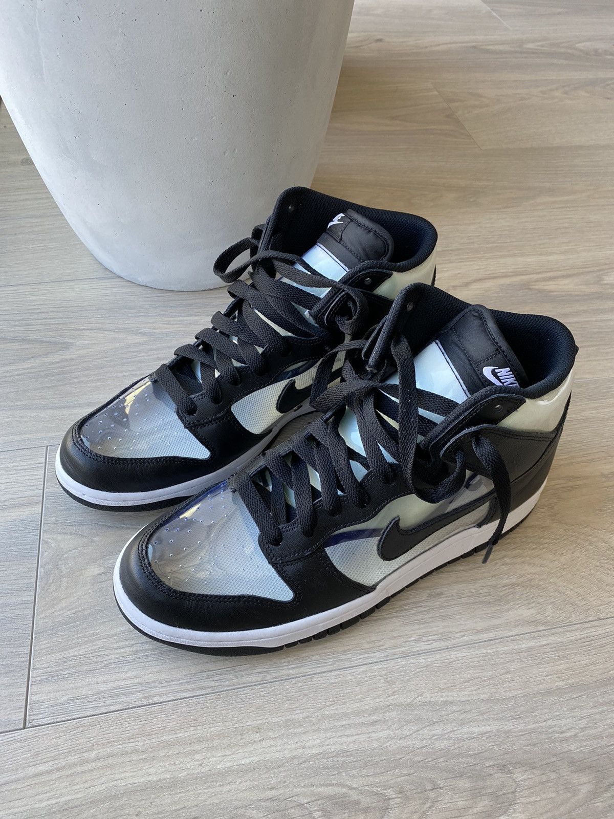 Comme des Garcons × Nike Nike Dunk High Comme Des Garcons CDG Clear Size 10 Size US 10 / EU 43 - 1 Thumbnail