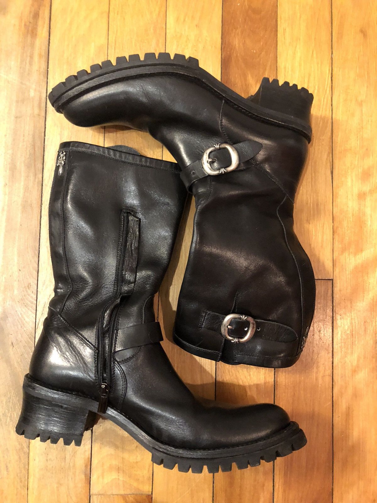 Chrome Hearts Chrome hearts motorcycle boots | Grailed