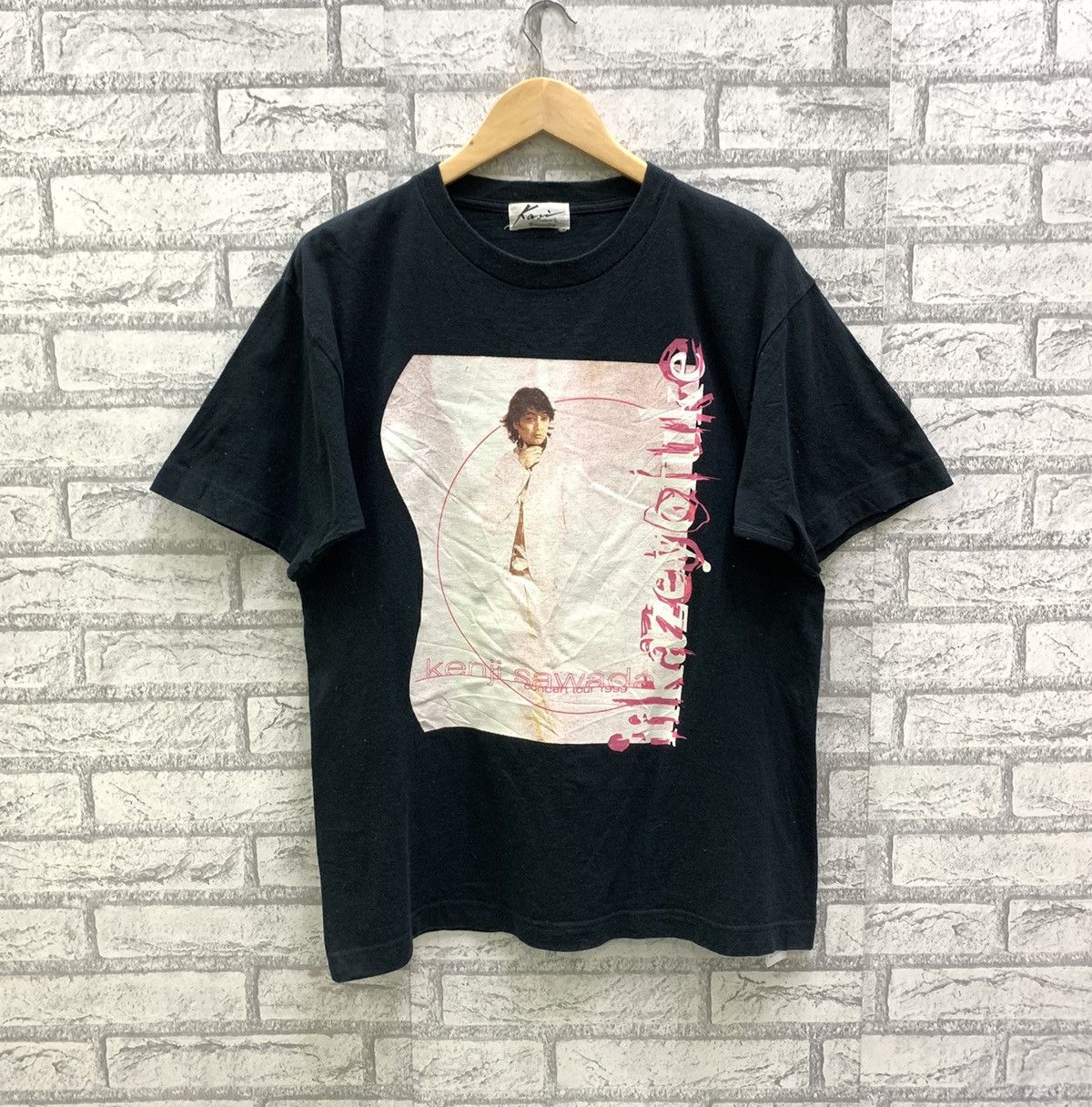 Band Tees Vintage 90s Kenji Sawada Concert Tour Japanese Singer Tees Size US L / EU 52-54 / 3 - 1 Thumbnail