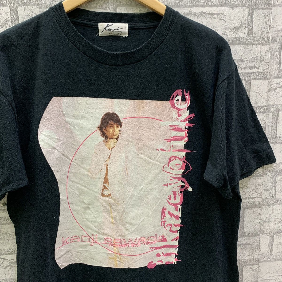 Band Tees Vintage 90s Kenji Sawada Concert Tour Japanese Singer Tees Size US L / EU 52-54 / 3 - 3 Thumbnail