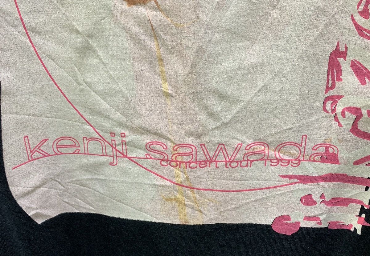 Band Tees Vintage 90s Kenji Sawada Concert Tour Japanese Singer Tees Size US L / EU 52-54 / 3 - 6 Thumbnail