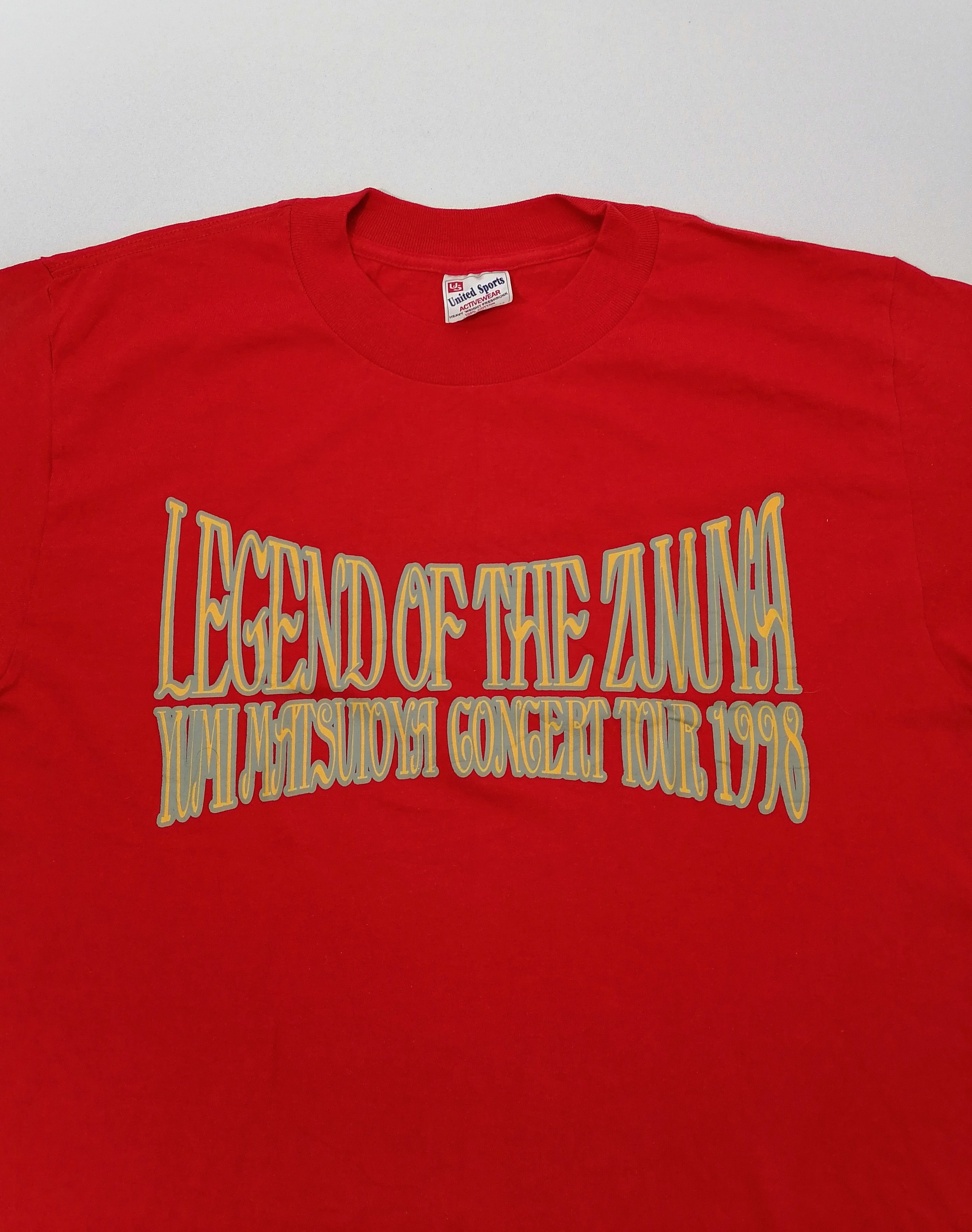 Band Tees × Japanese Brand × Vintage Yumi Matsutoya Concert Tour 98 Tee Size US L / EU 52-54 / 3 - 3 Thumbnail