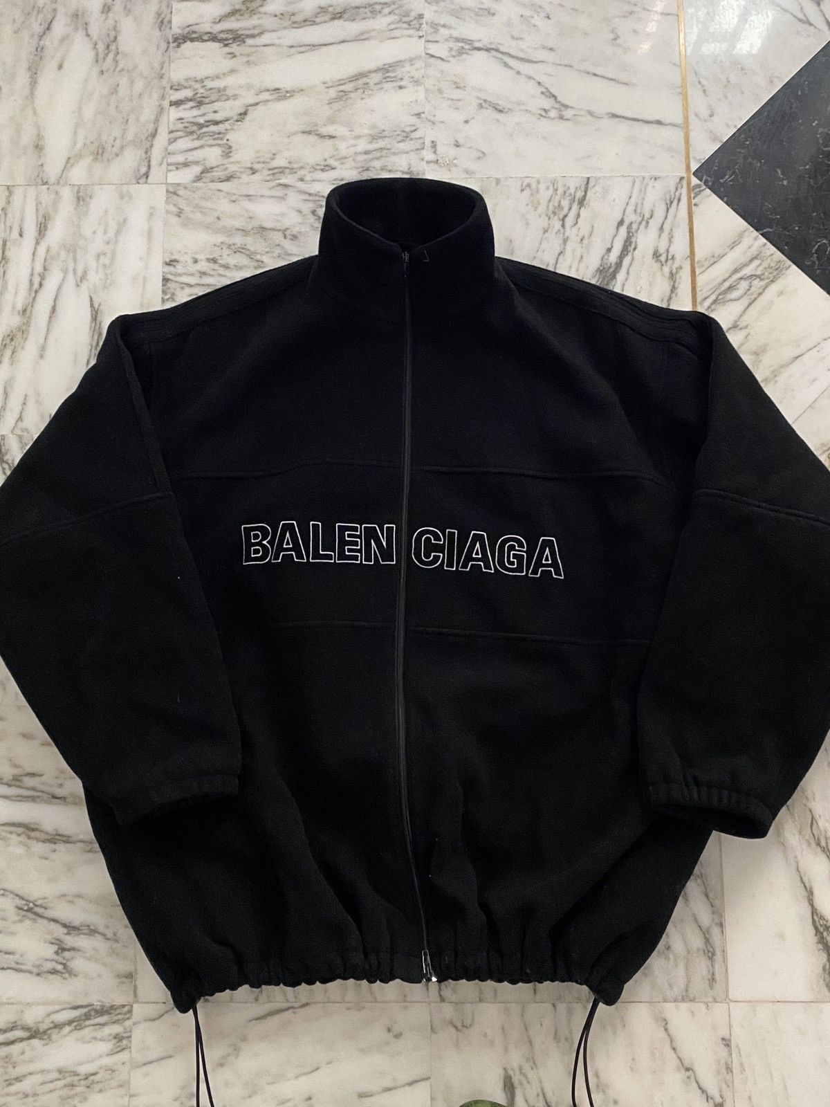 image of Balenciaga Wool Jacket in Black, Men's (Size Small)