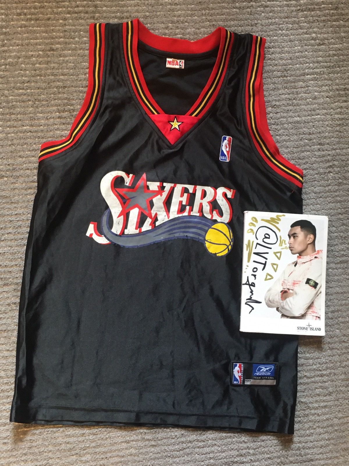 Reebok Nba Vintage 80s-90s Sixers Logo Jersey | Grailed