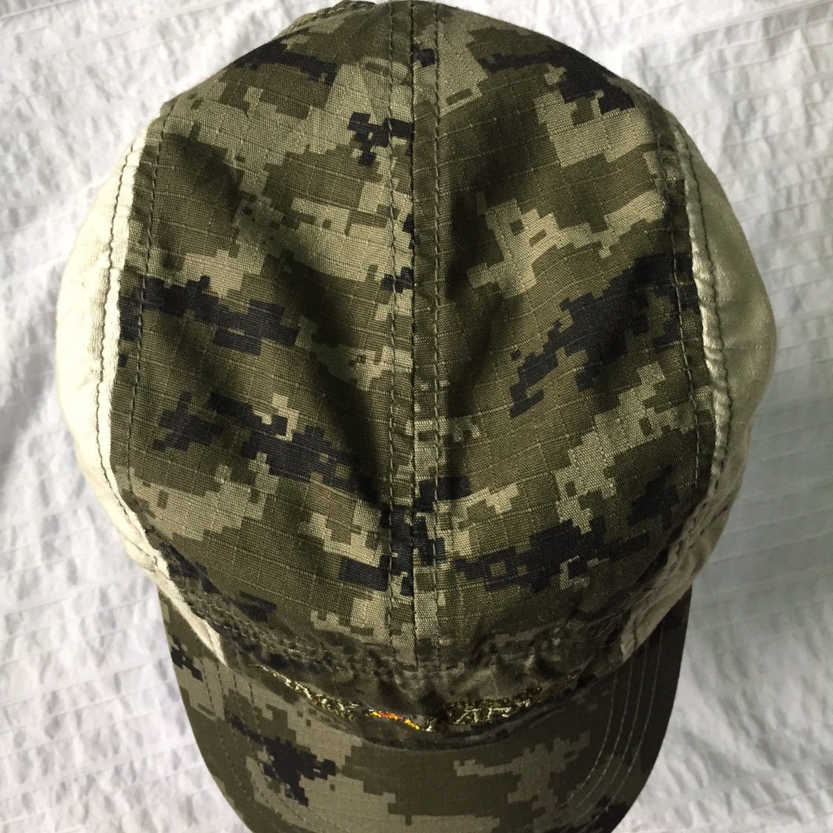 Japanese Brand Army Camo Military Cap Size ONE SIZE - 8 Thumbnail