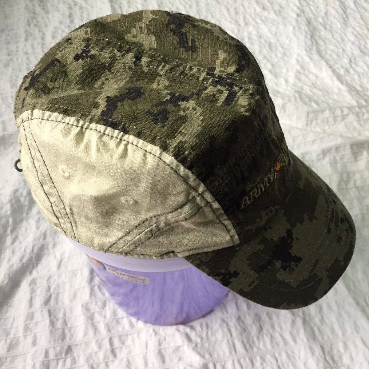 Japanese Brand Army Camo Military Cap Size ONE SIZE - 2 Thumbnail