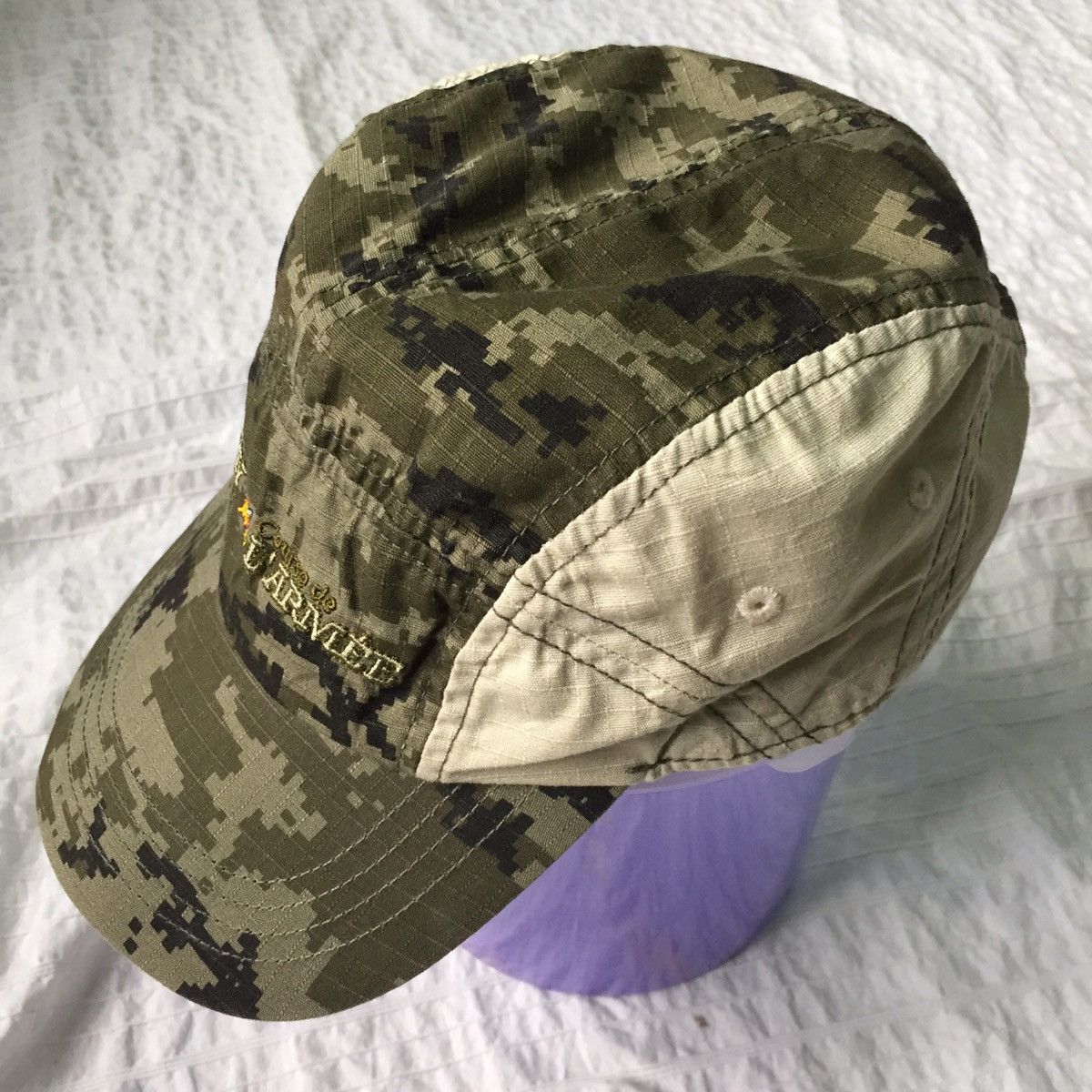 Japanese Brand Army Camo Military Cap Size ONE SIZE - 5 Thumbnail