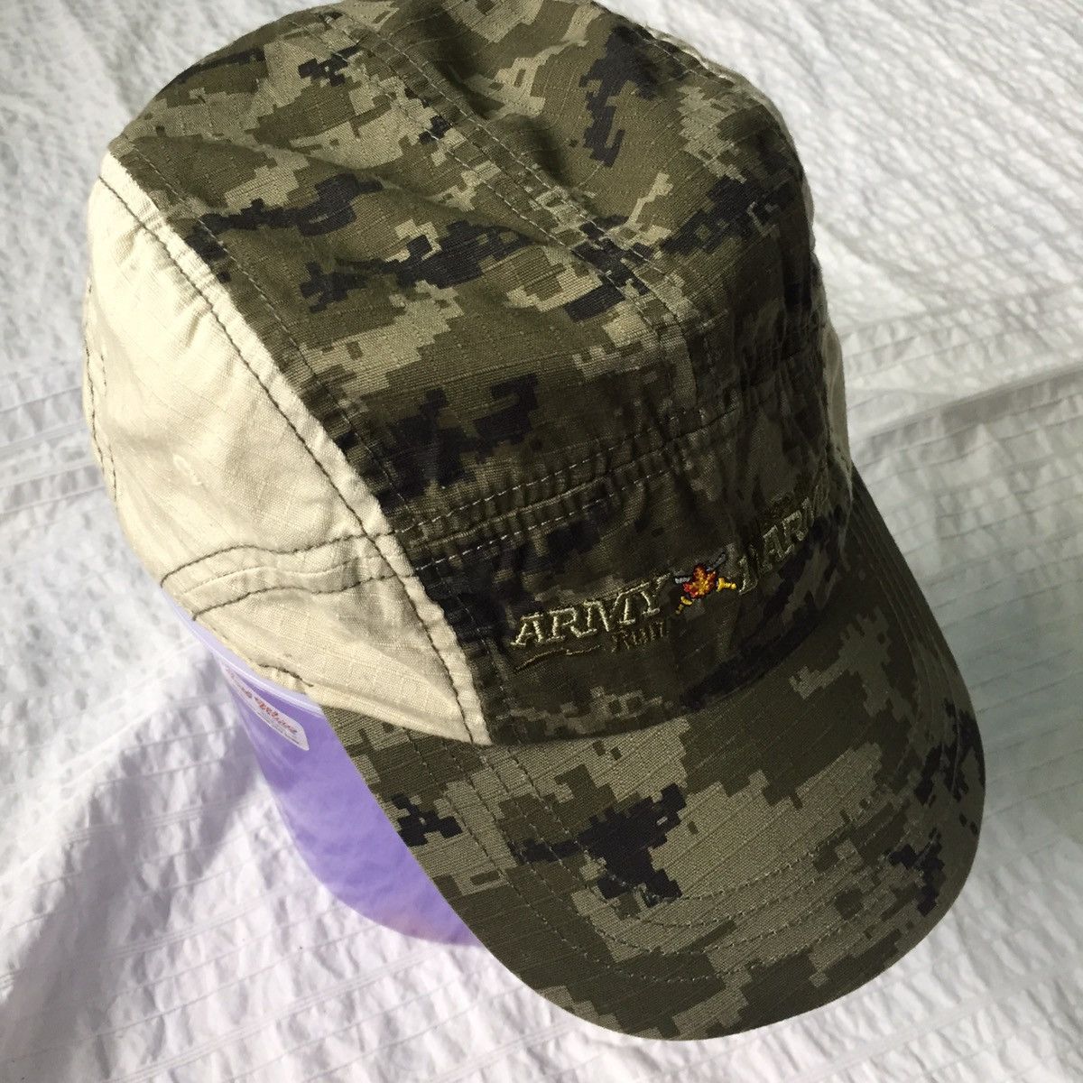 Japanese Brand Army Camo Military Cap Size ONE SIZE - 10 Thumbnail